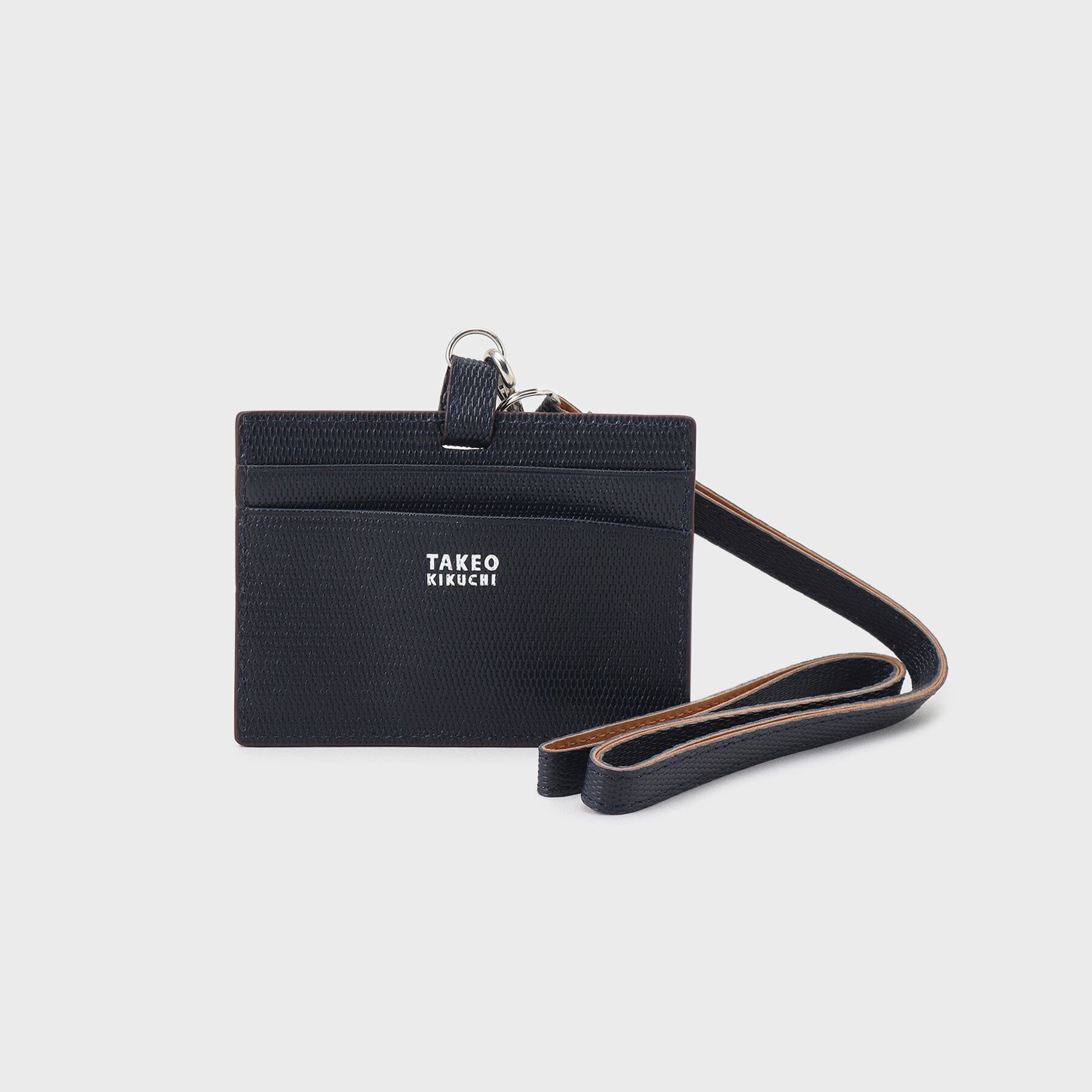 TAKEO KIKUCHI「【ソフト＆ナチュラル】ミニメッシュ レザー IDカードホルダー」|名刺入れ・カードケース|