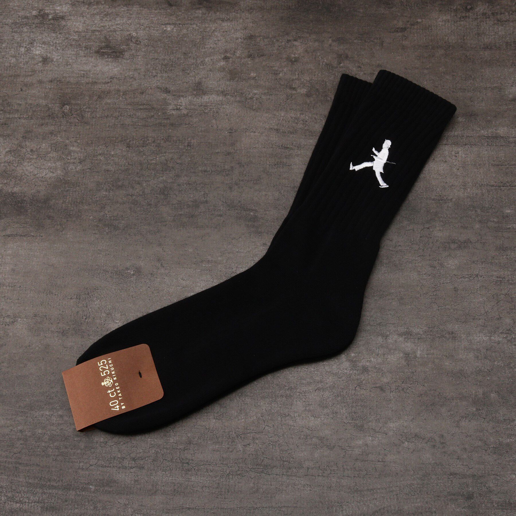 40CARATS&525「ラスタウォーカー スポーツソックス」|ソックス|ブラック(019)