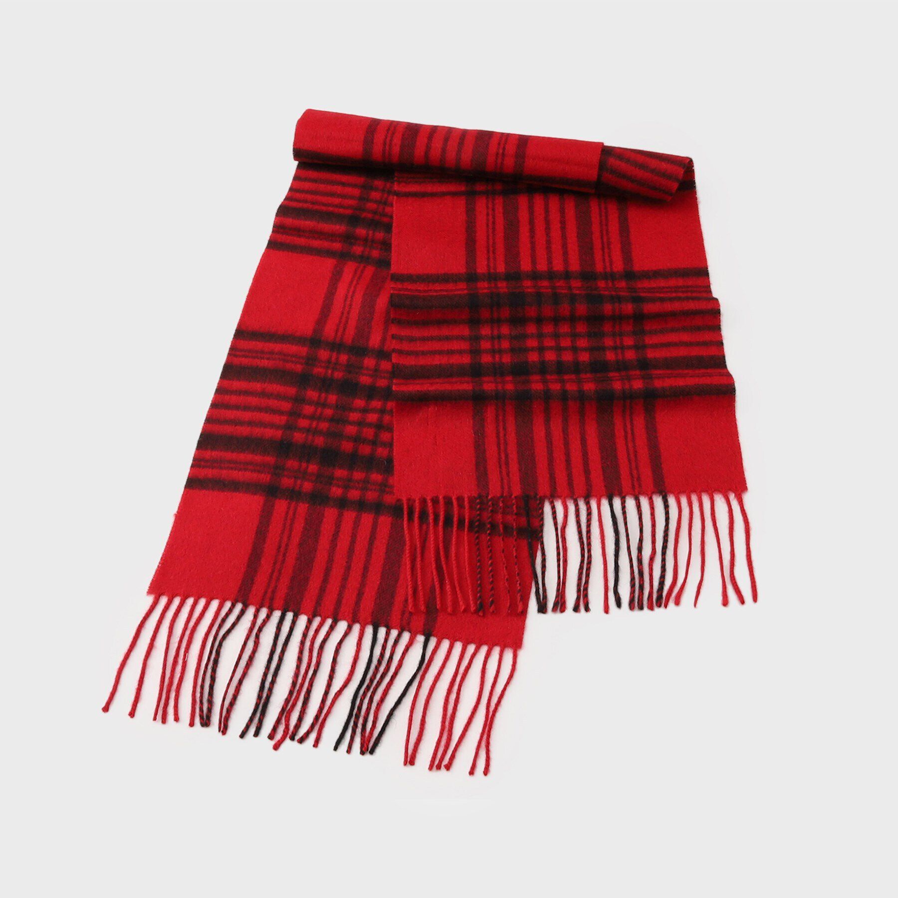 TAKEO KIKUCHI「【カシミヤ100%】チェック カシミヤマフラー」|ストール|