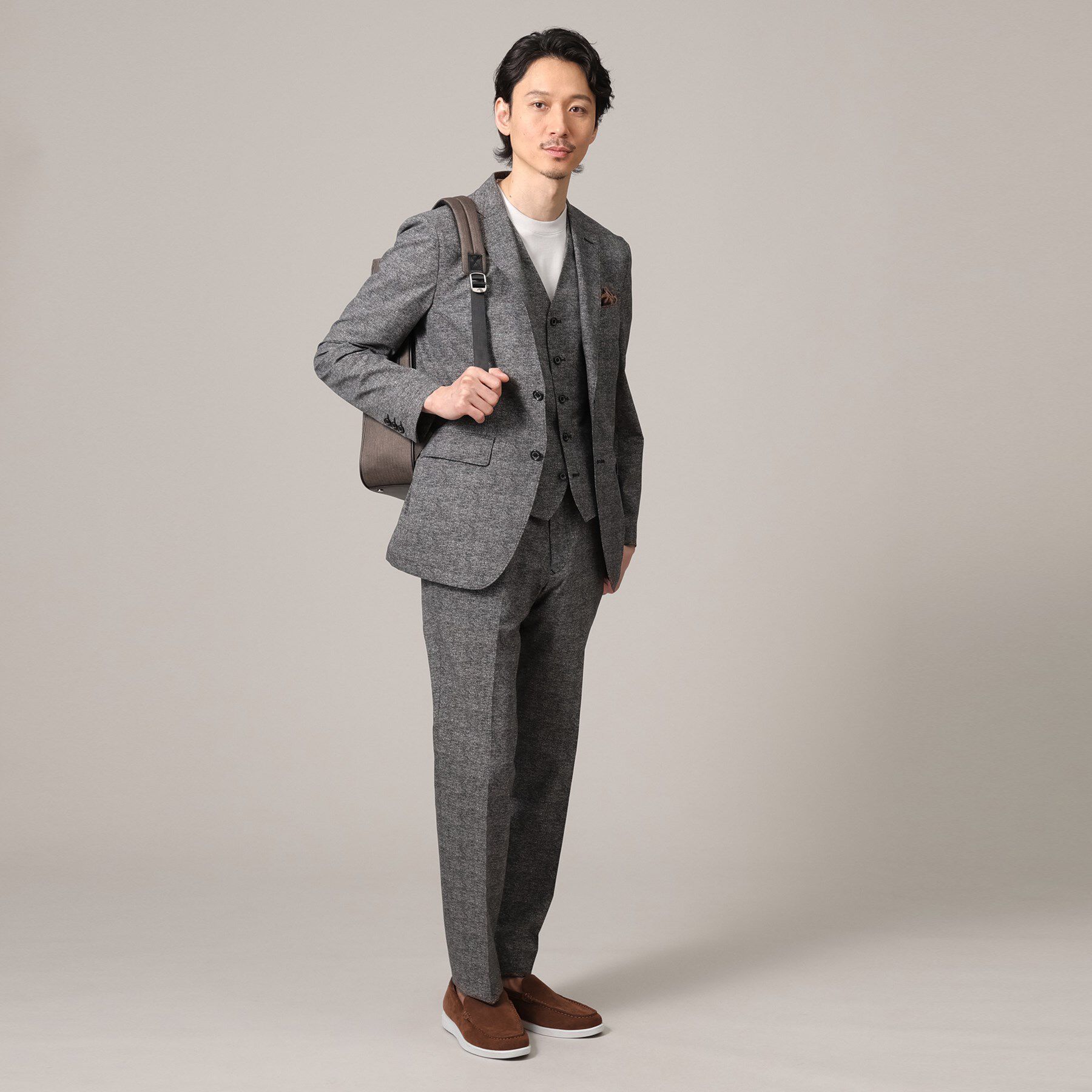 TAKEO KIKUCHI「【抗菌防臭】COOL DOTS（R）ドビープリント ジャケット」|テーラードジャケット|