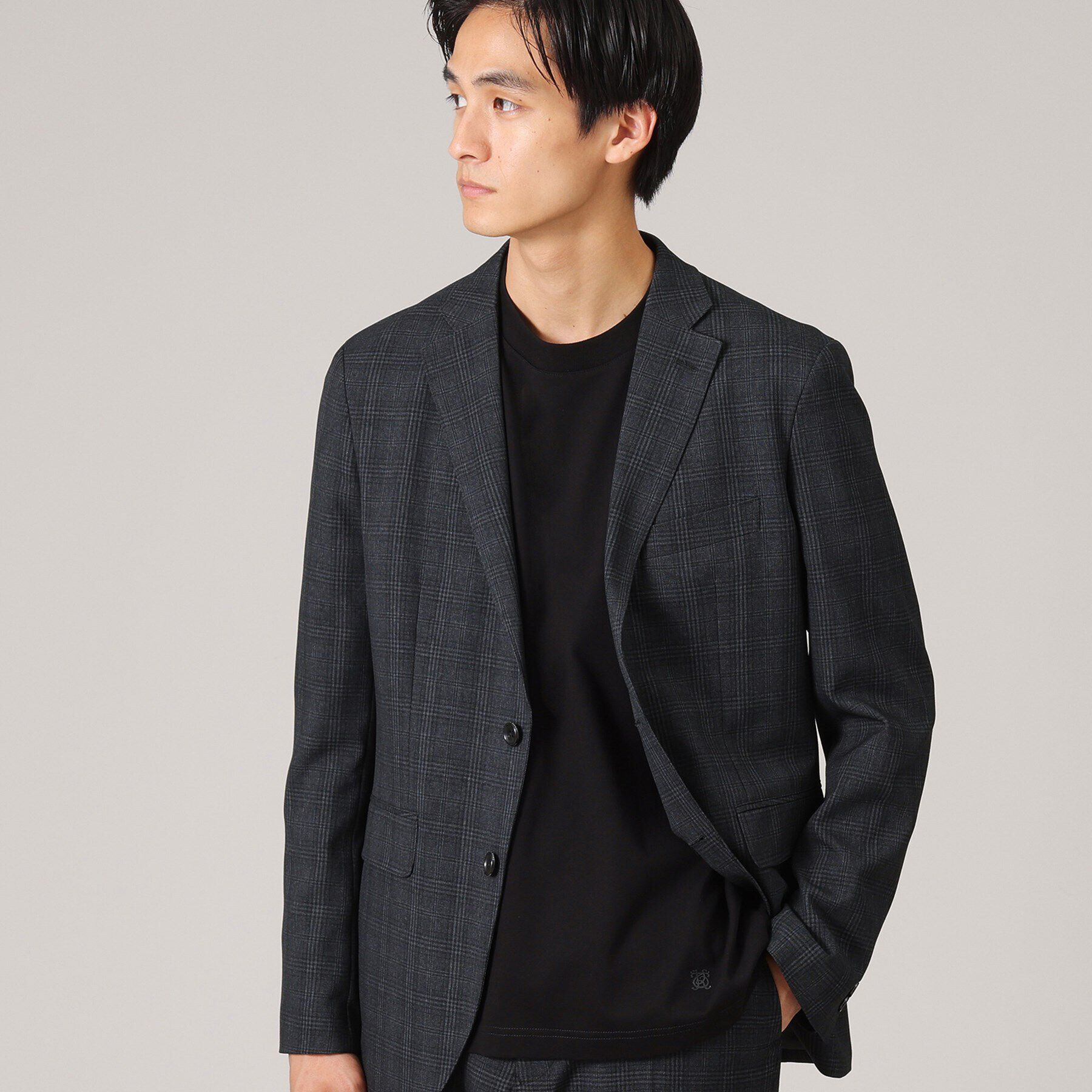 TAKEO KIKUCHI「【抗菌防臭】ジャケットインナー 半袖 カットソー」|Tシャツ・カットソー|