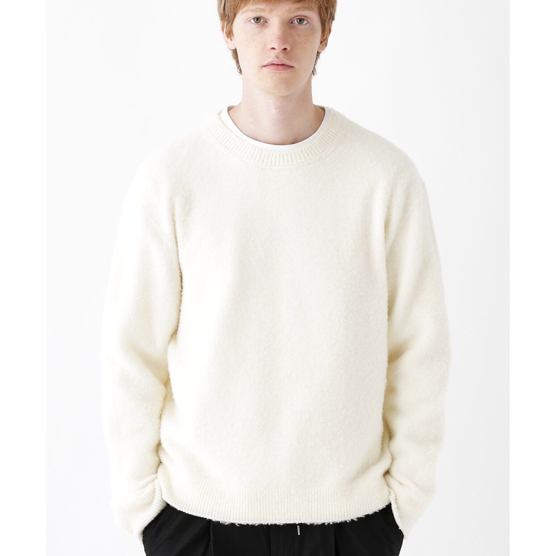 TAKEO KIKUCHI「【THE FLAGSHIP】シャギーニット プルオーバー」|ニット・セーター|