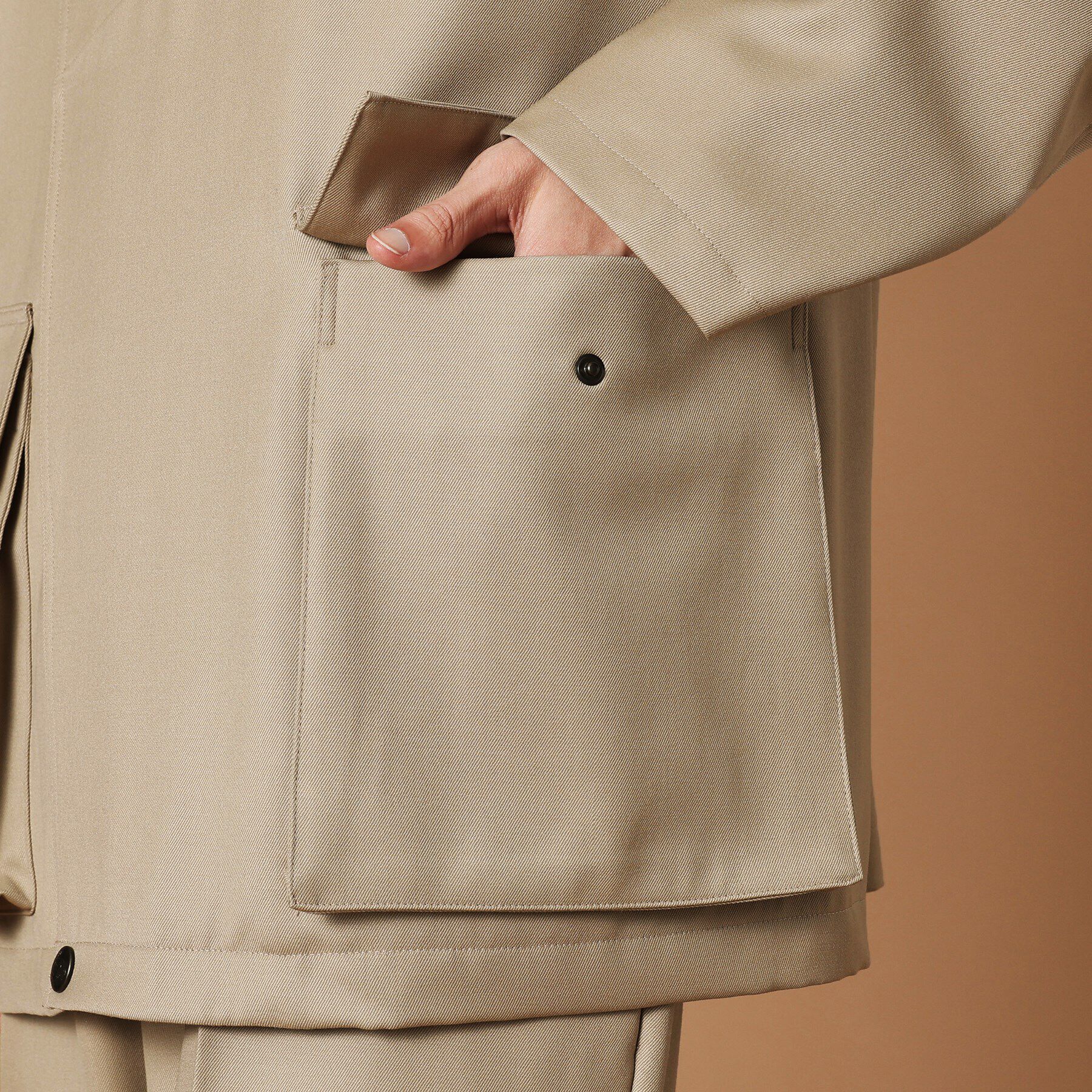 40CARATS&525「ギャバジンブルゾン」|ブルゾン・スタジャン|