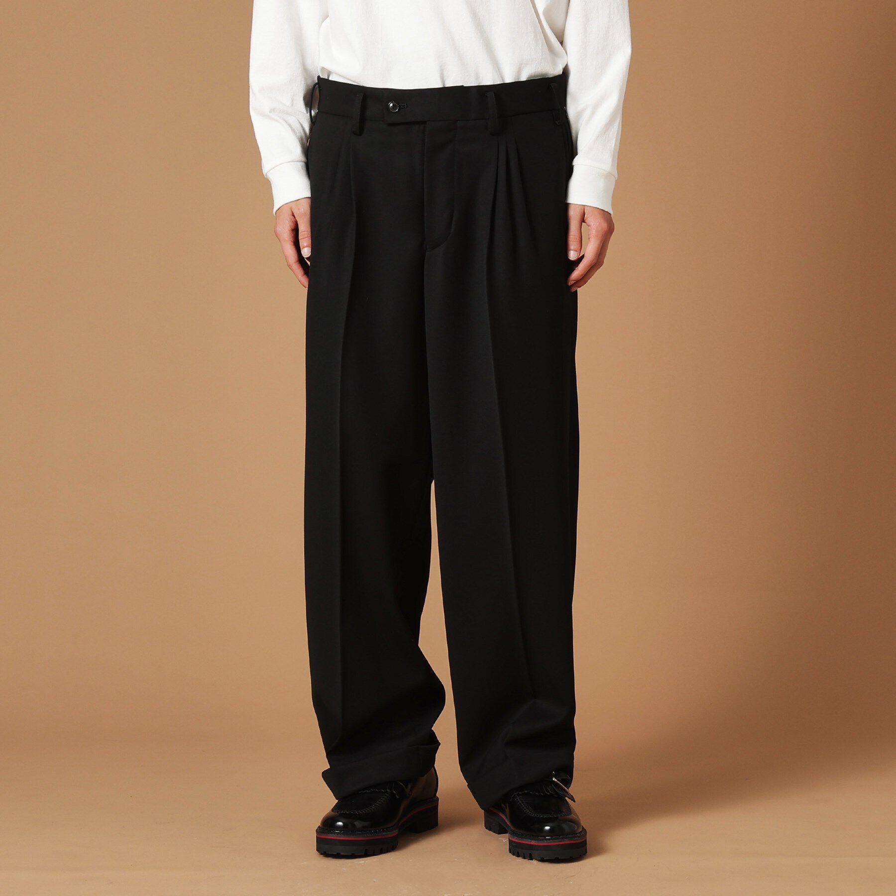 40CARATS&525「ギャバジンワイドパンツ」|その他|