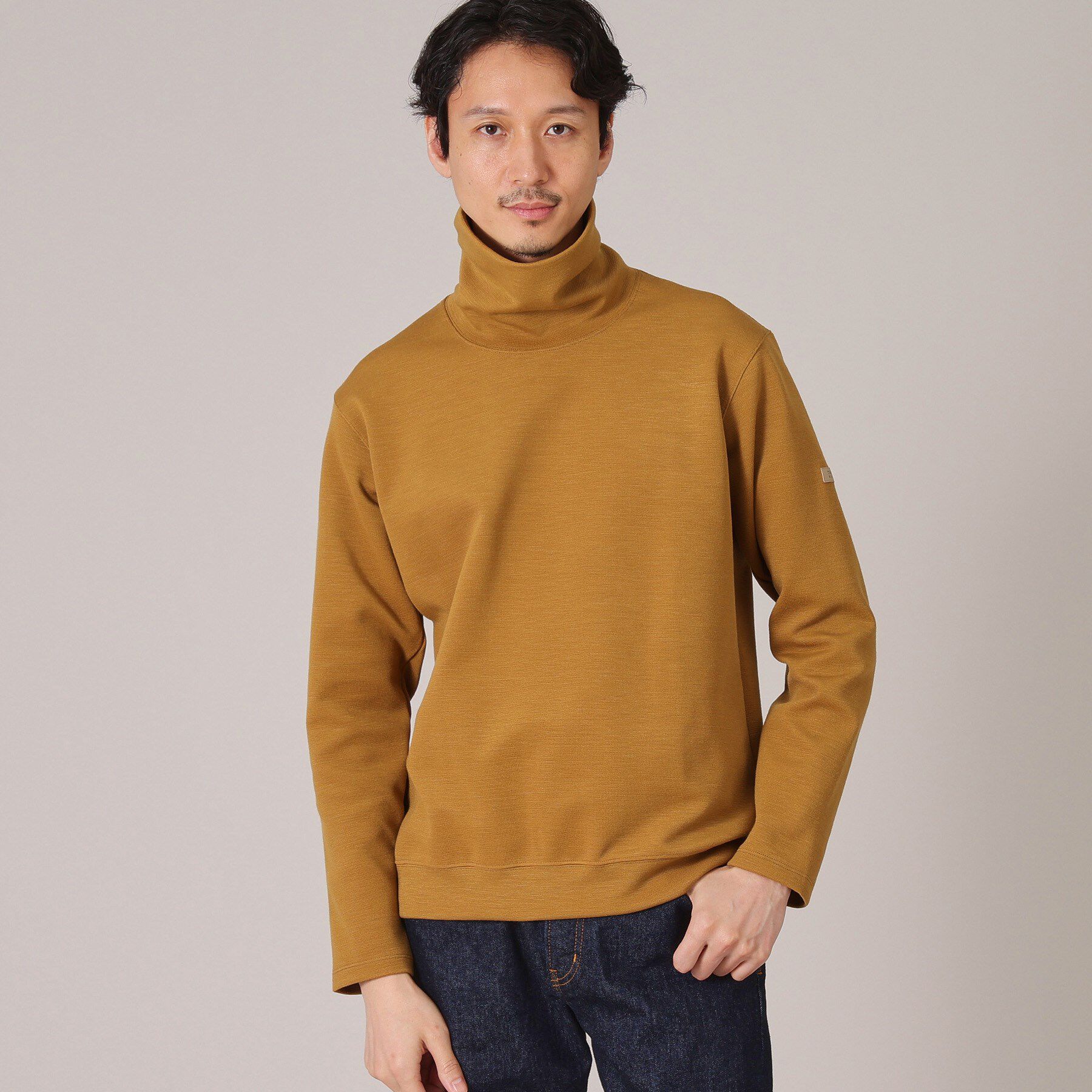 TAKEO KIKUCHI「ウールブレンド オフタートルネック カットソー」|Tシャツ・カットソー|