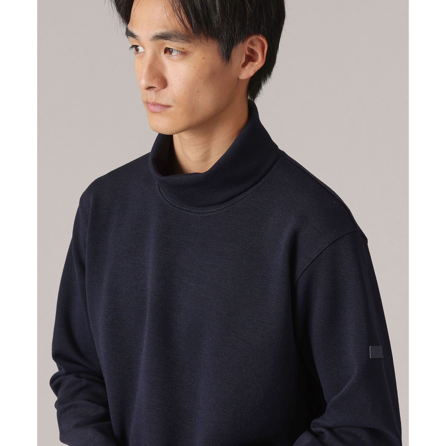 TAKEO KIKUCHI「ウールブレンド オフタートルネック カットソー」|Tシャツ・カットソー|