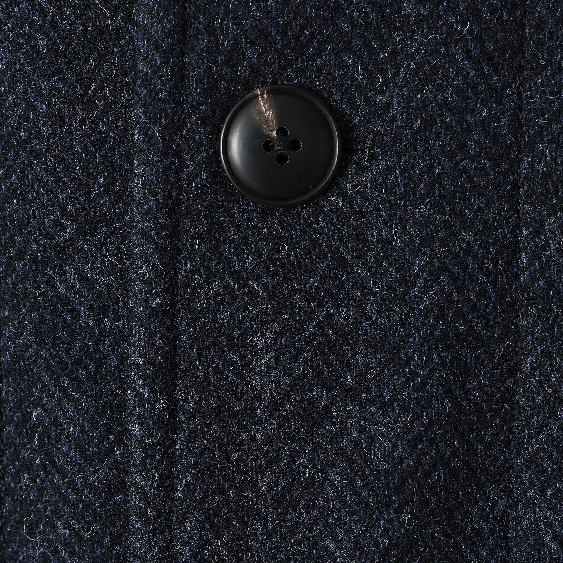 40CARATS&525「ウールヘリンボン ノーカラーコート」|ノーカラーコート|