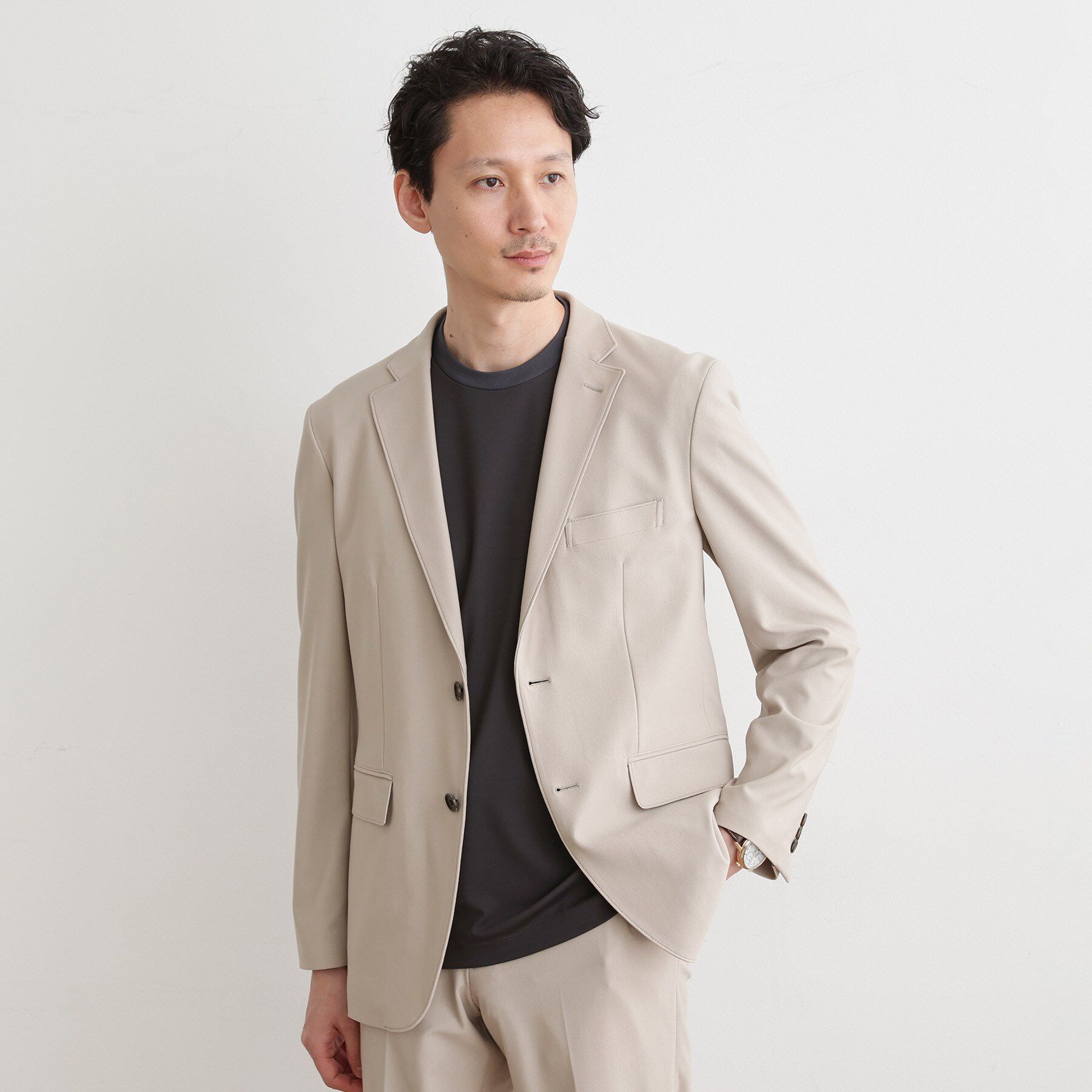TAKEO KIKUCHI「【360&deg;ストレッチ／セットアップ対応】None Of Stress ジャケット」|テーラードジャケット|