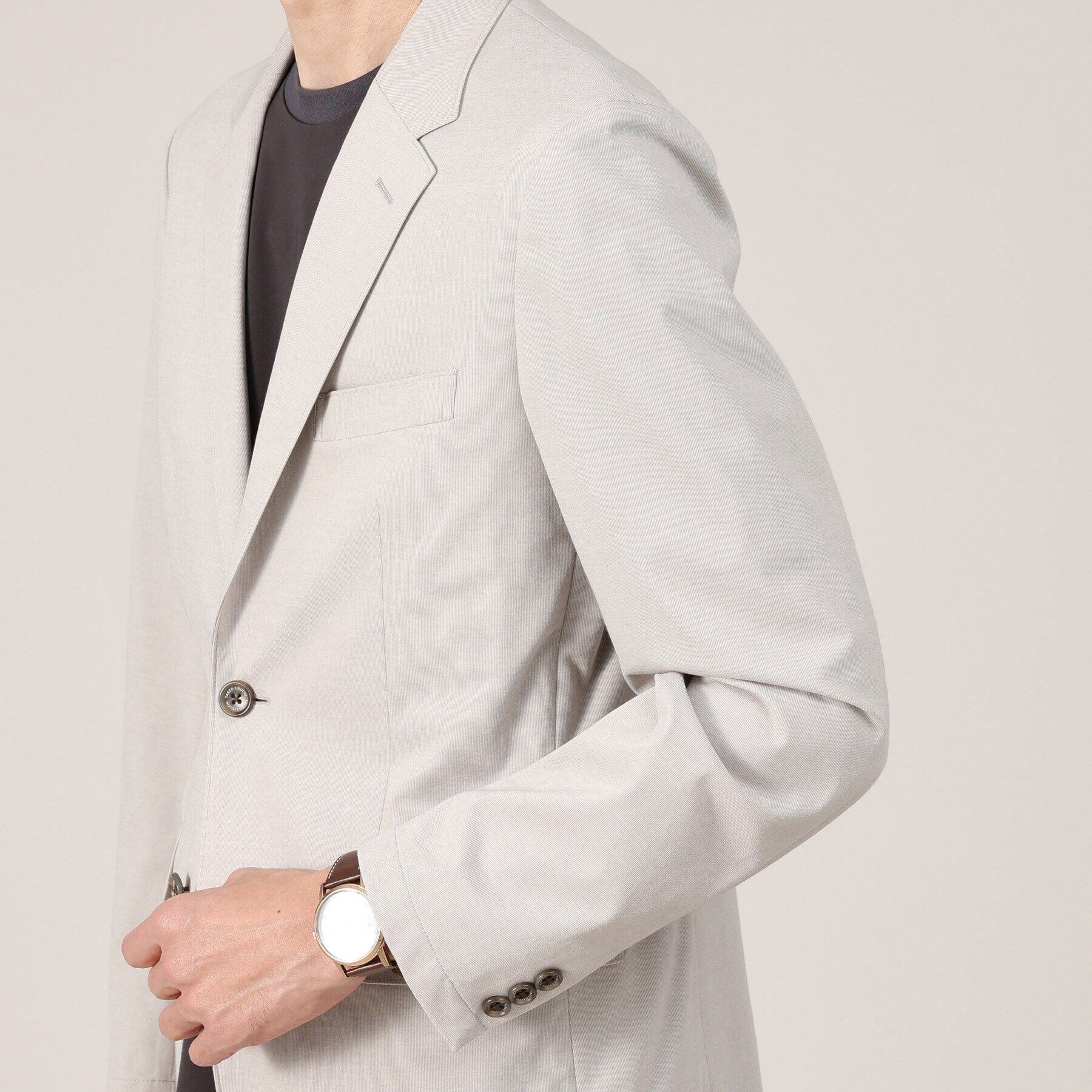 TAKEO KIKUCHI「【360&deg;ストレッチ／セットアップ対応】None Of Stress シャドーピンストライプ ジャケ」|テーラードジャケット|