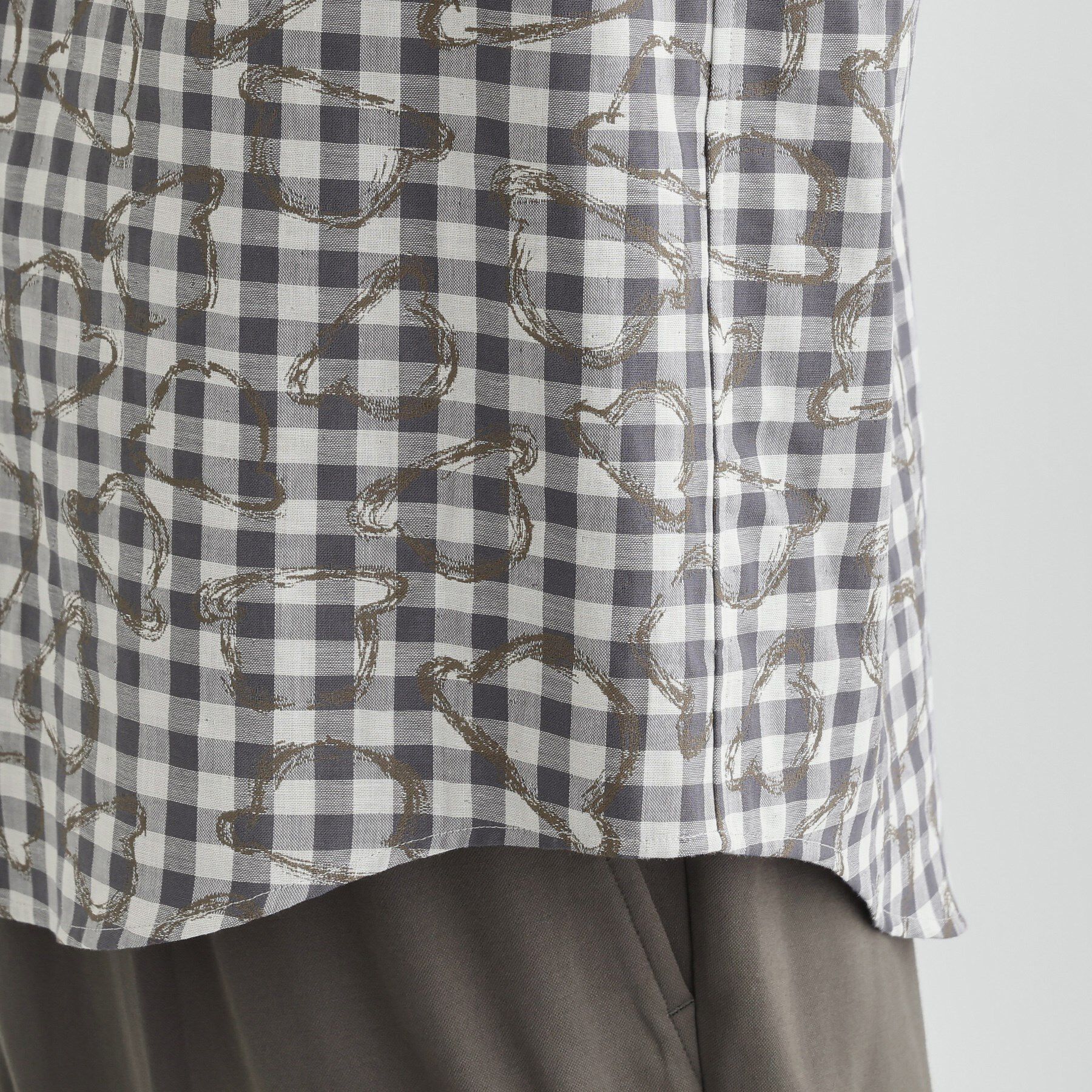 TAKEO KIKUCHI「チェックボーラーガーゼシャツ」|シャツ・ブラウス|