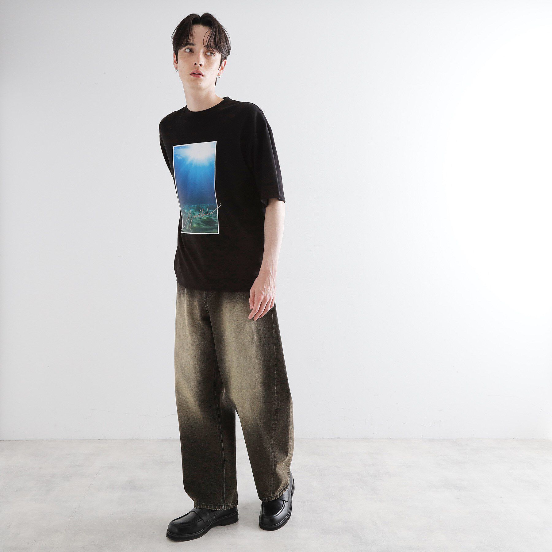 tk.TAKEO KIKUCHI「ハートグラフィックTシャツ」|Tシャツ・カットソー|