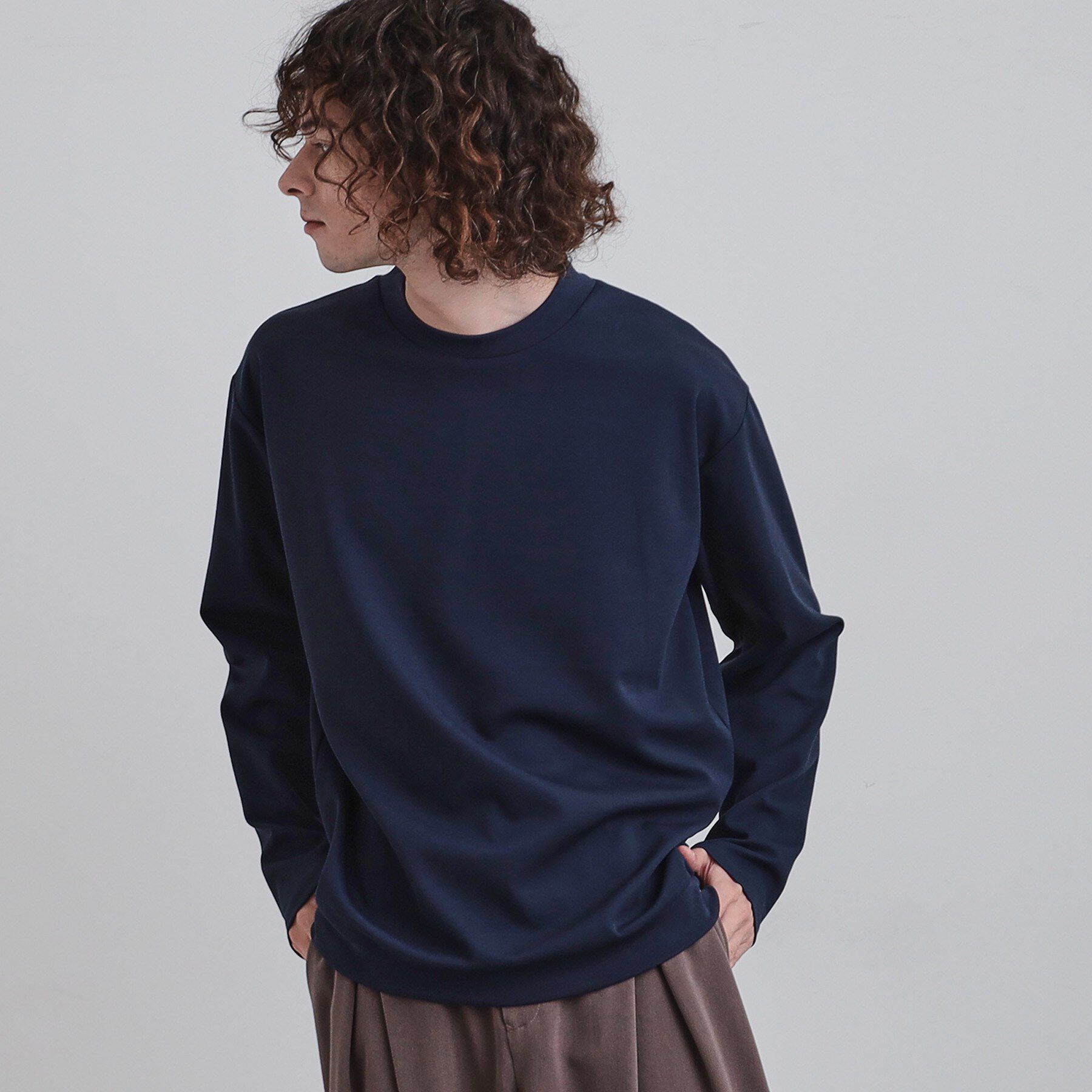 tk.TAKEO KIKUCHI「スマートカットソー」|Tシャツ・カットソー|ネイビー(094)