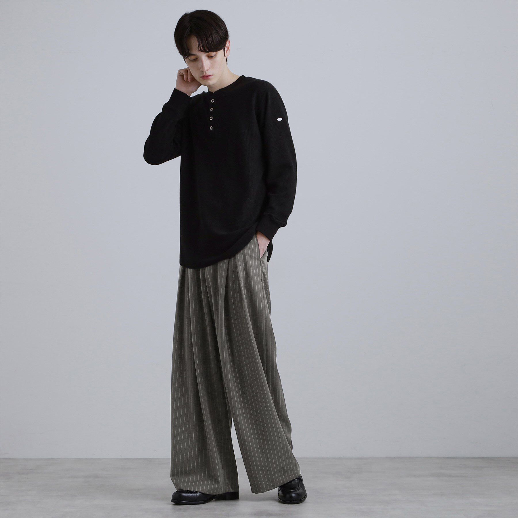 tk.TAKEO KIKUCHI「【スーパーワイドバギースラックスパンツ」|その他|