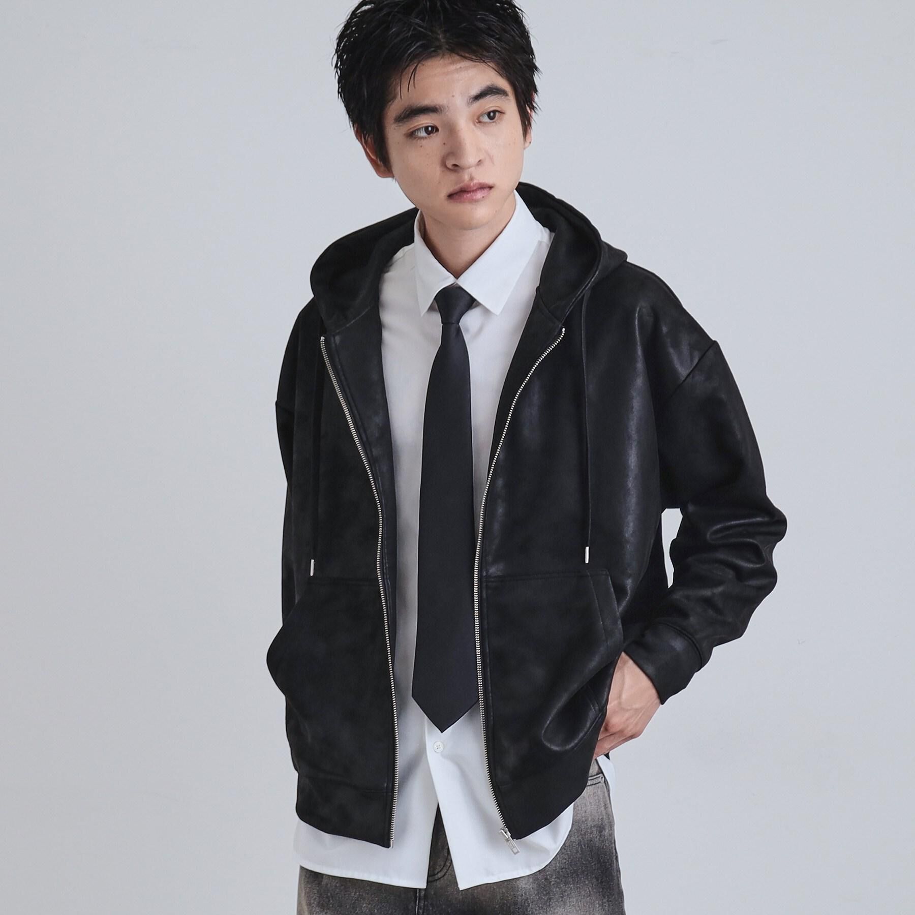 tk.TAKEO KIKUCHI「ヴィンテージライクプリント ジップパーカー」|パーカー|