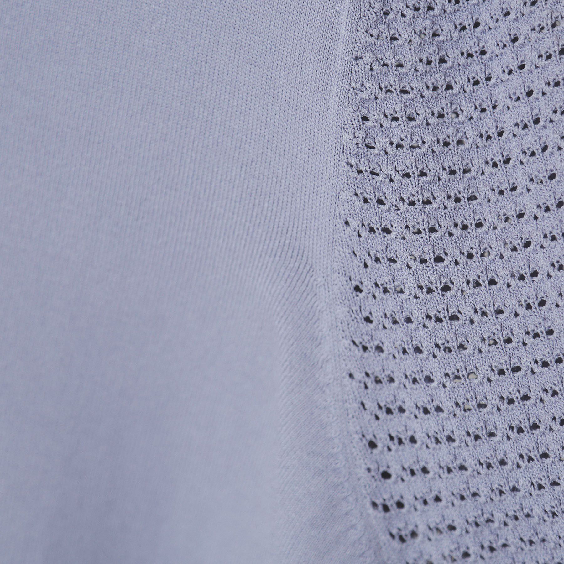 index「《5色展開》柄編みスリーブVネックニット【洗濯機洗い可】」|ニット・セーター|