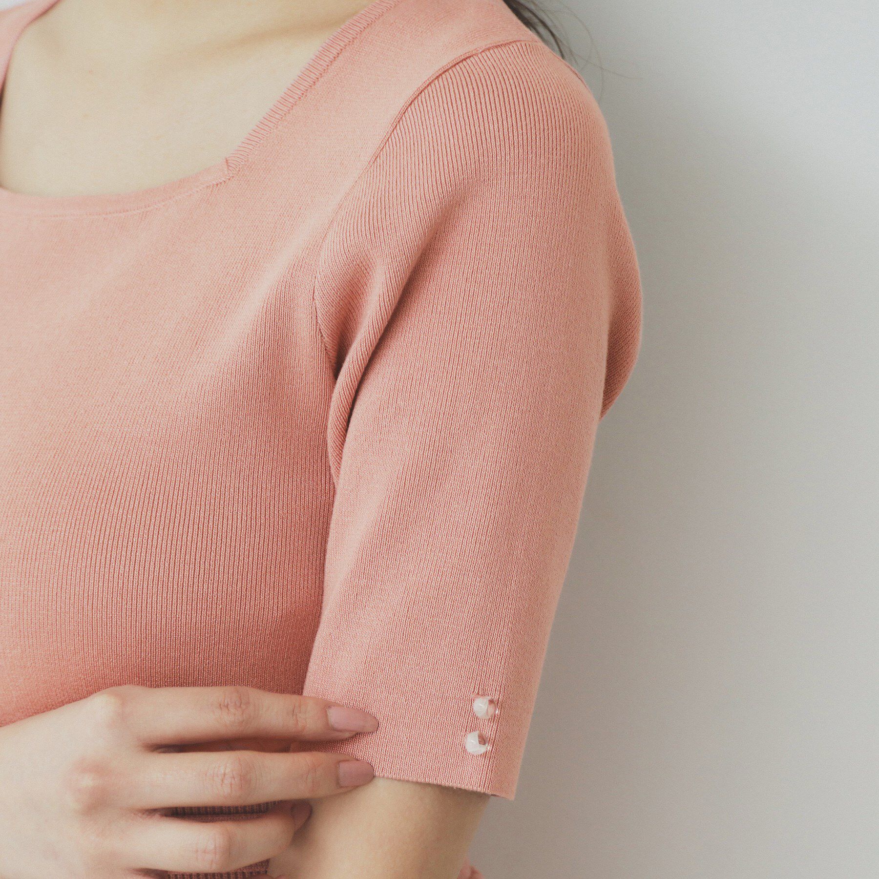 index「シアーラインニットワンピース【UV/洗濯機洗い可】」|ワンピース|