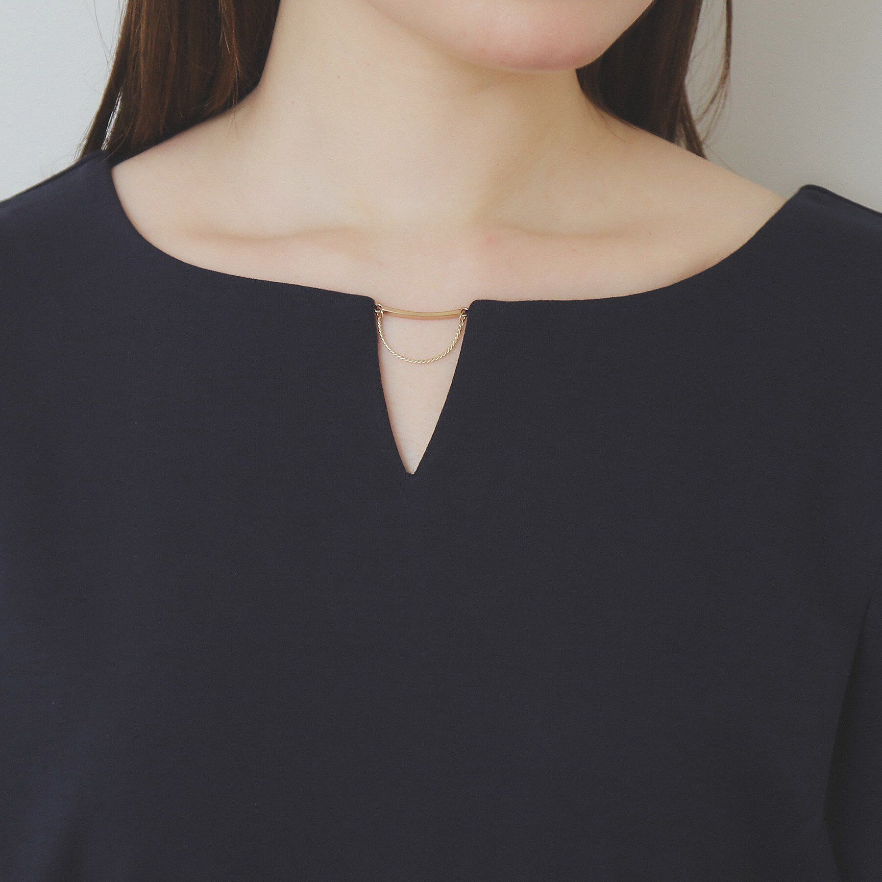 index「《5色展開/XS-3Lサイズ》Iラインシルエットワンピース【UV/接触冷感/洗濯機洗い可】」|ワンピース|