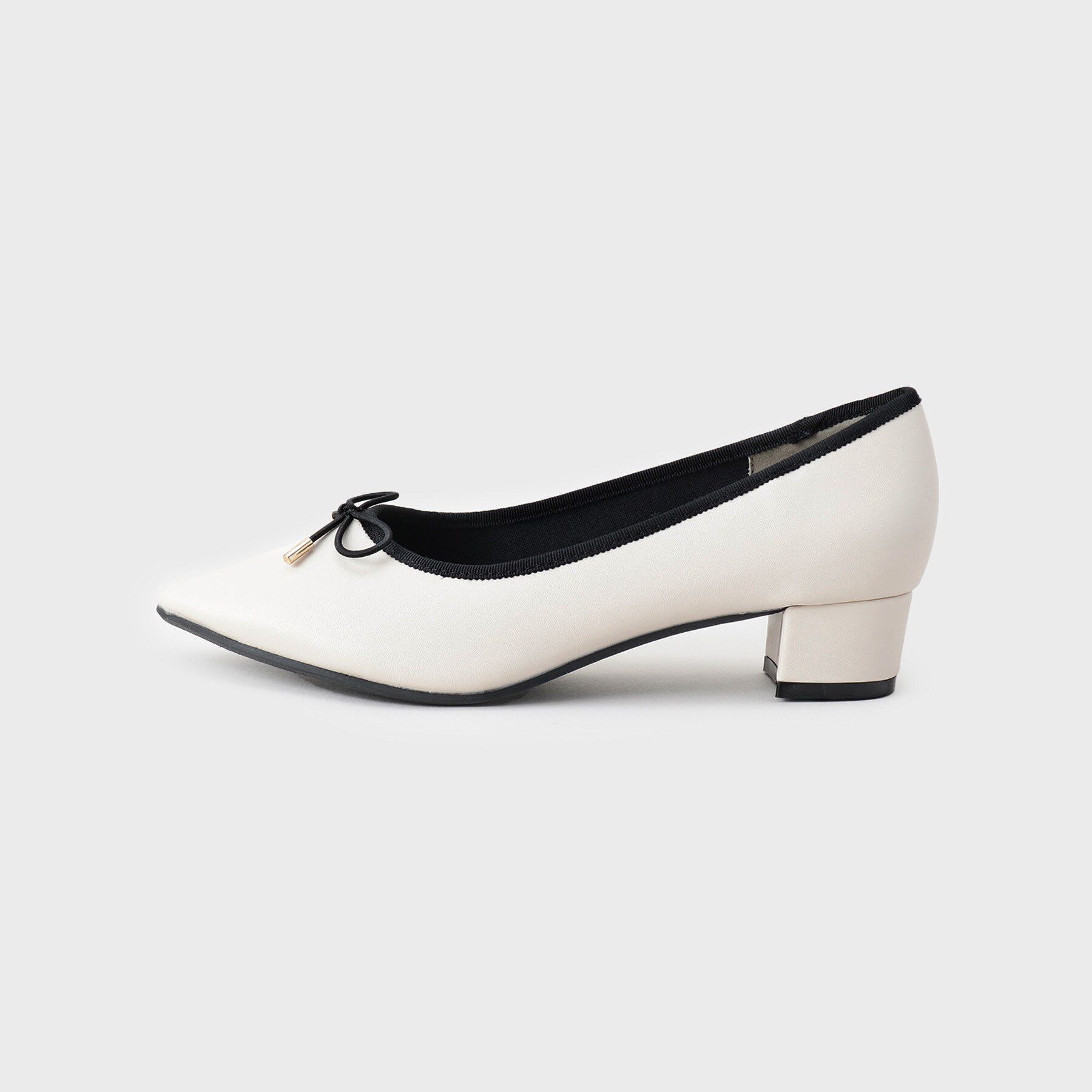 index「ラウンドトゥヒールバレエシューズ」|パンプス|