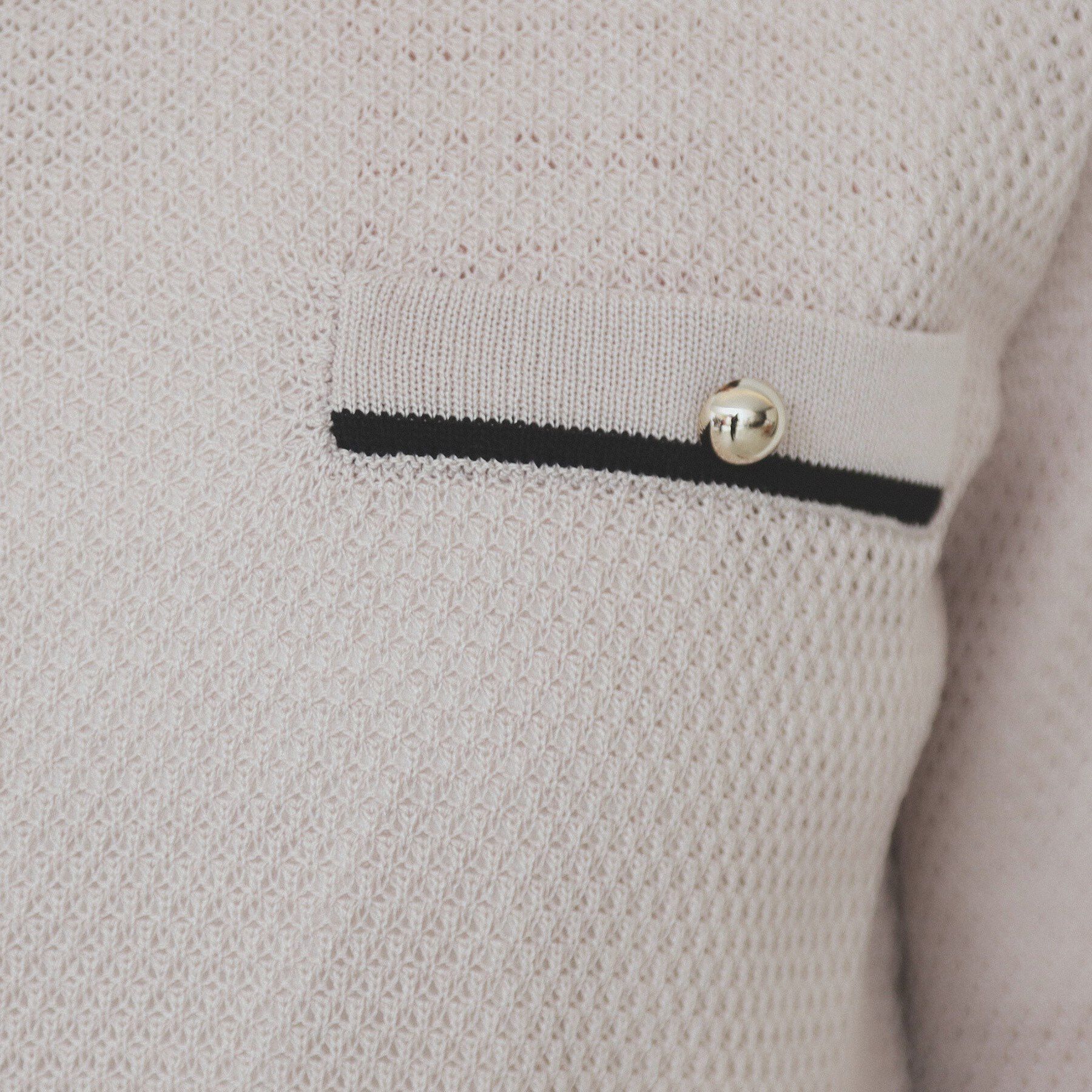 index「バイカラー半袖カーディガン【洗える/抗ピル】」|カーディガン|