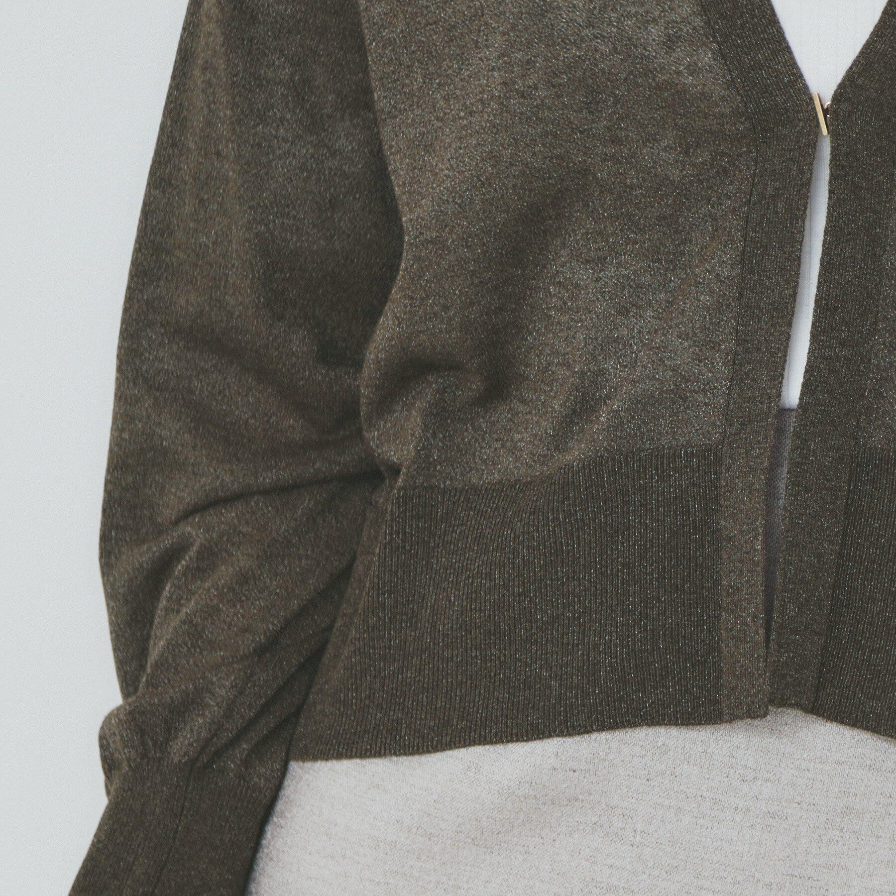 index「《5色展開》コンパクトショートカーディガン【洗濯機洗い可】」|カーディガン|