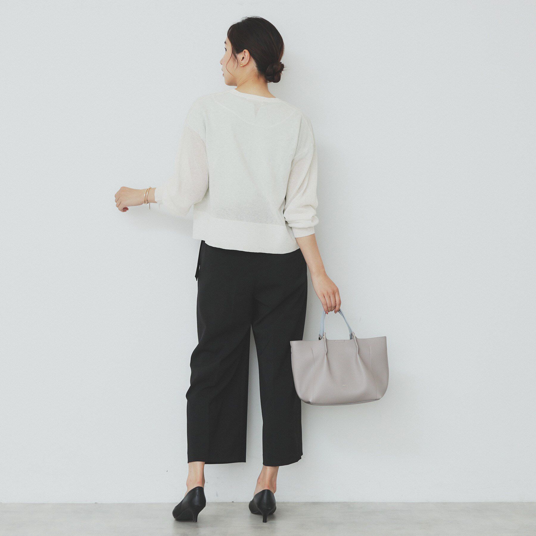 index「《5色展開》コンパクトショートカーディガン【洗濯機洗い可】」|カーディガン|