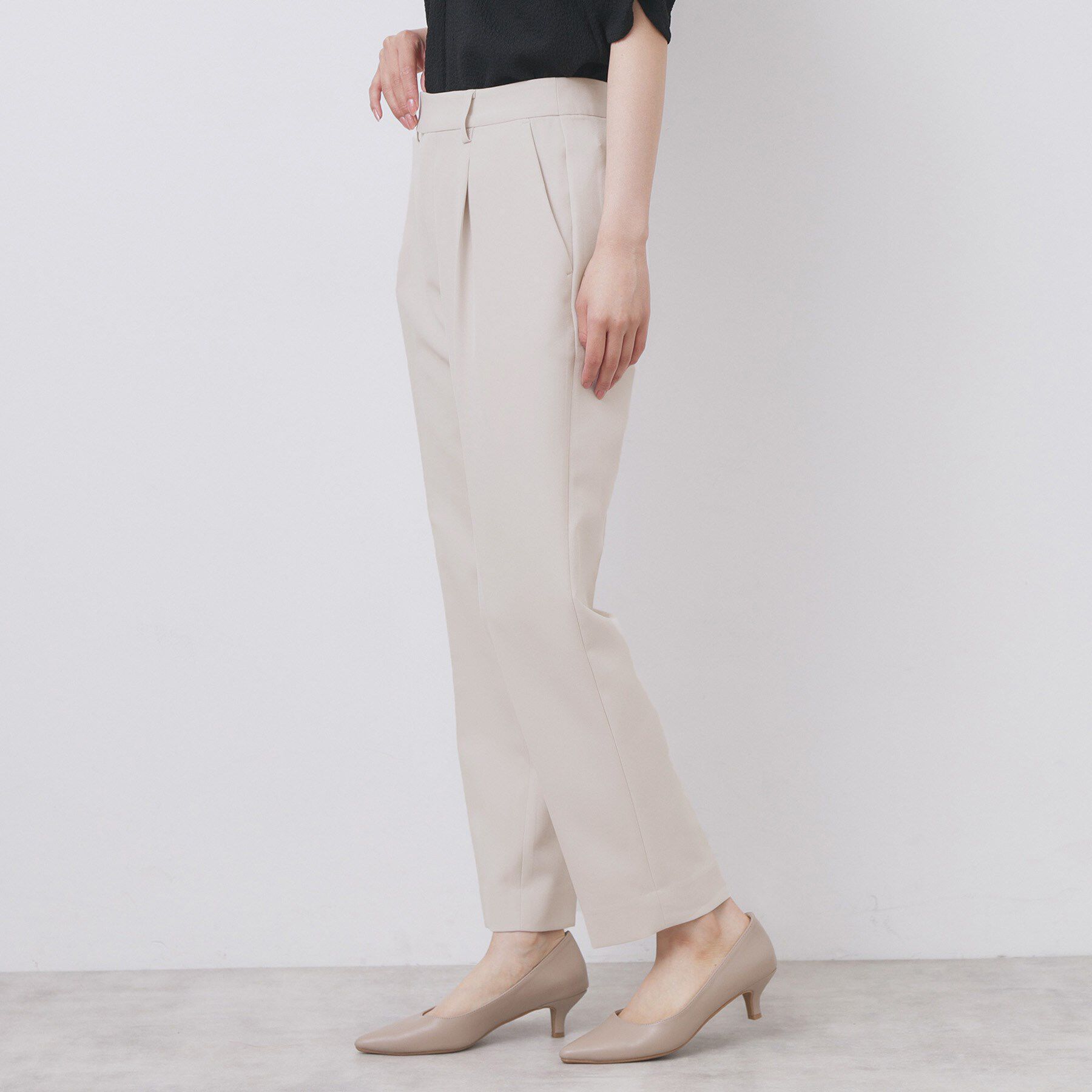 index「《XS-LLサイズ》ストレッチテーパードパンツ/セットアップ対応【洗濯機洗い可/イージーアイロン/防」|その他|