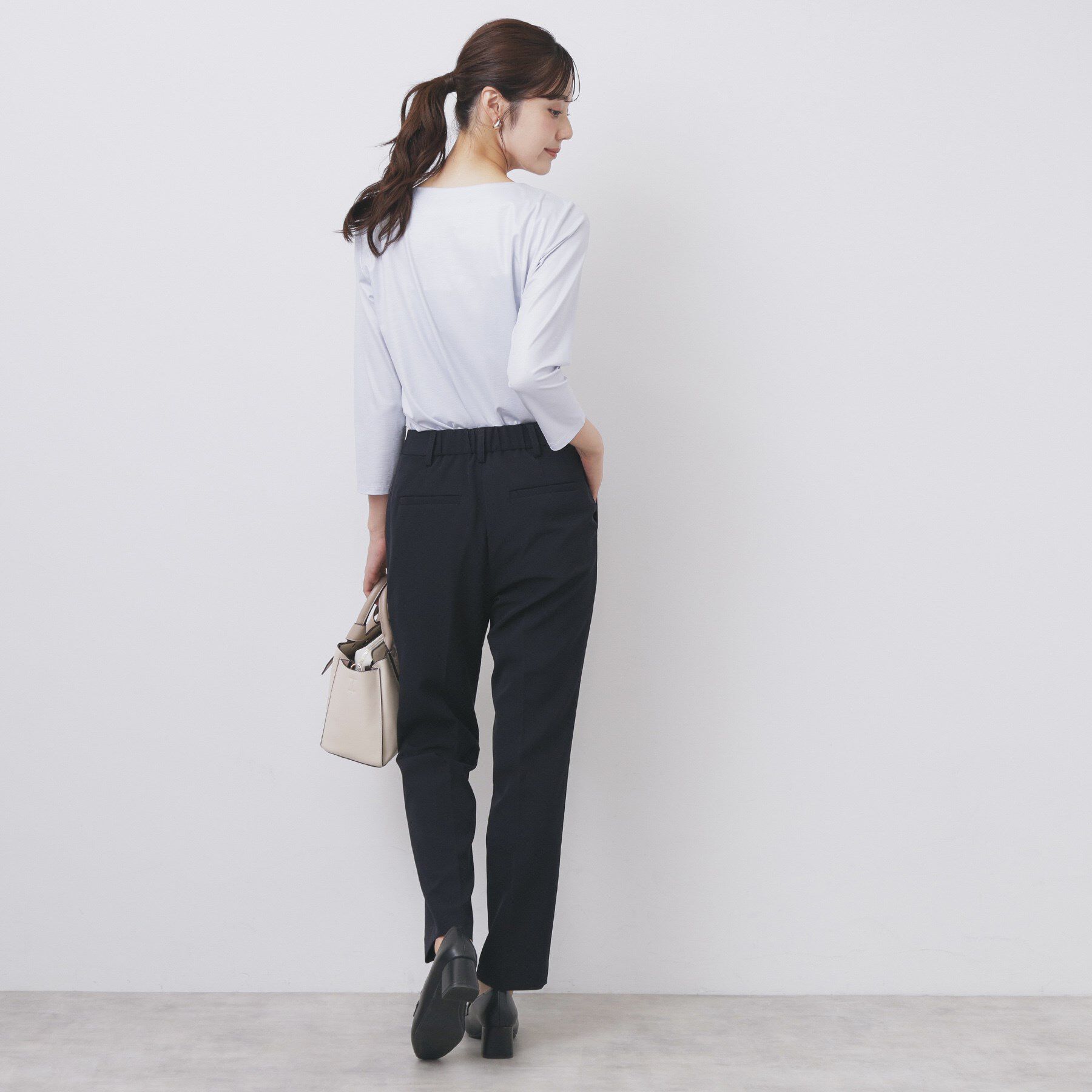 index「《S-3Lサイズ》タックビジュートップス【洗濯機洗い可】」|Tシャツ・カットソー|