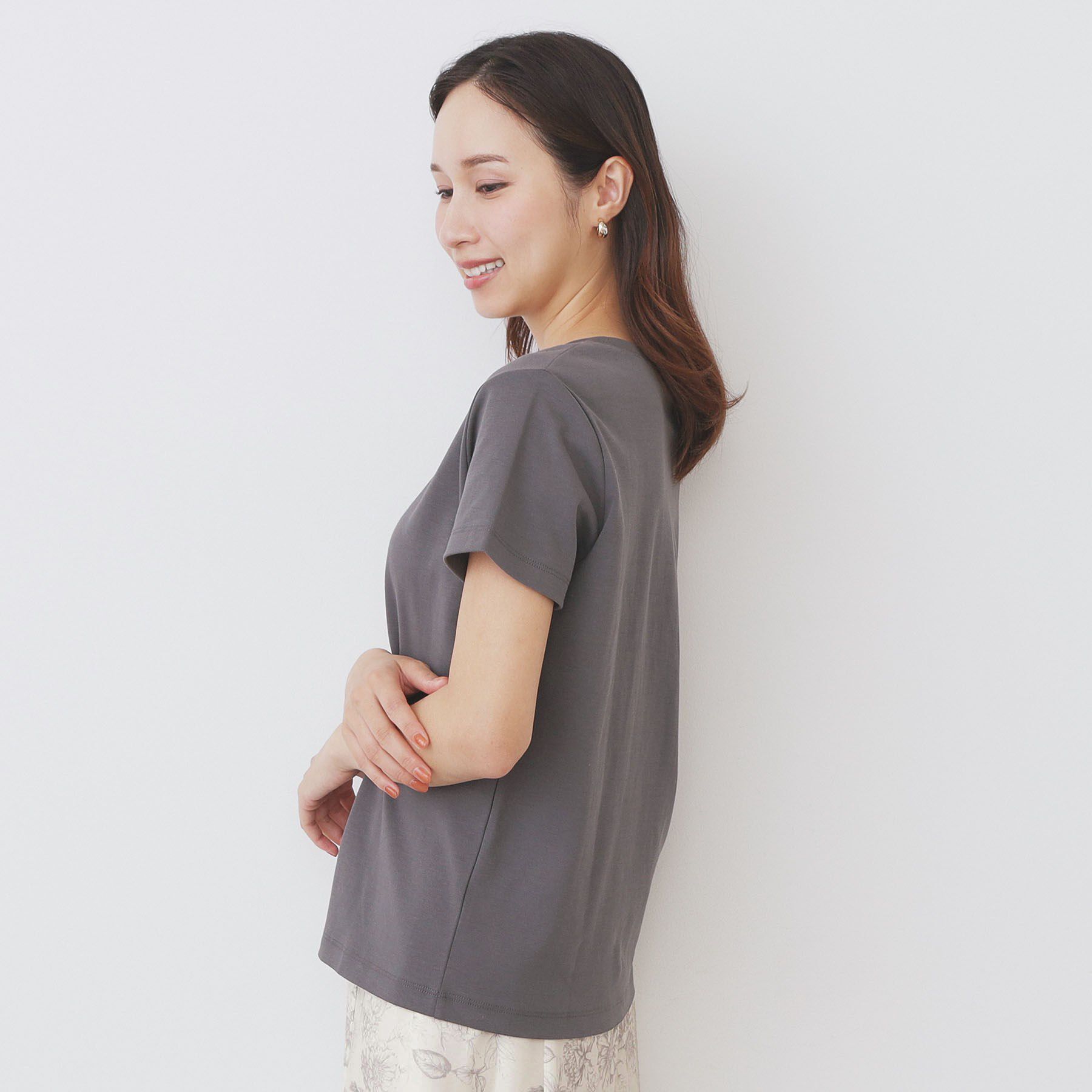 index「《S-LLサイズ》フロッキーロゴTシャツ【接触冷感/UVケア/洗濯機洗い可】」|Tシャツ・カットソー|