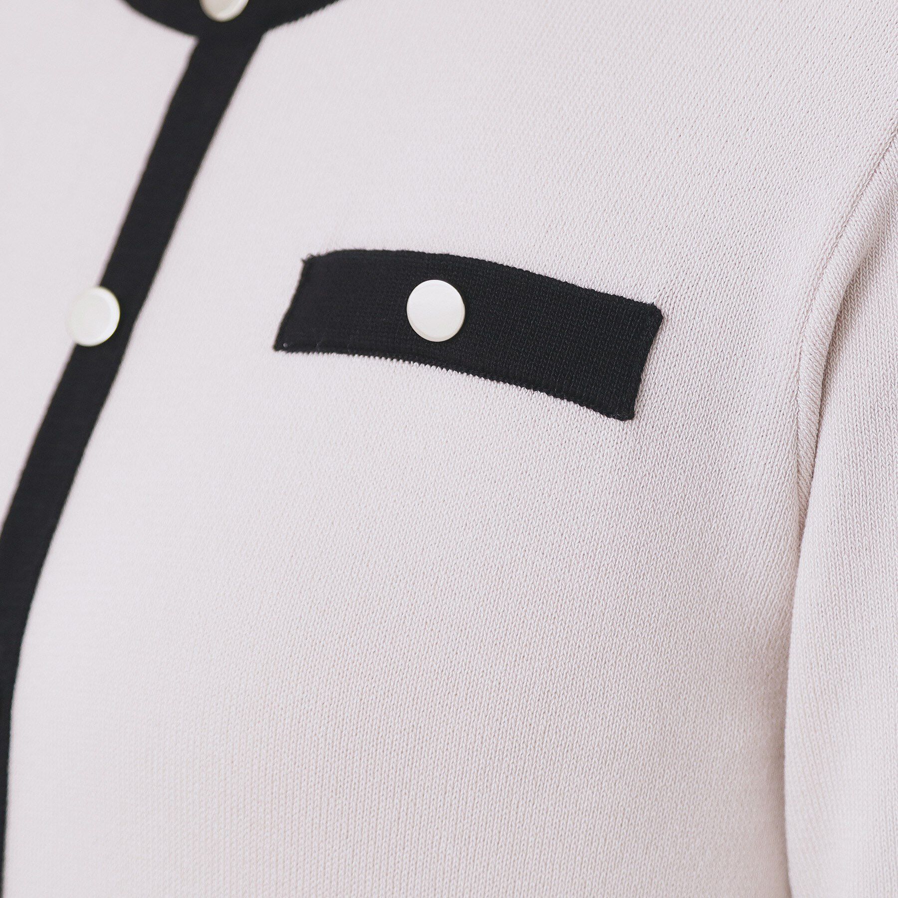 index「バイカラードッキング風ニットワンピース【洗濯機OK/抗ピル】」|ワンピース|