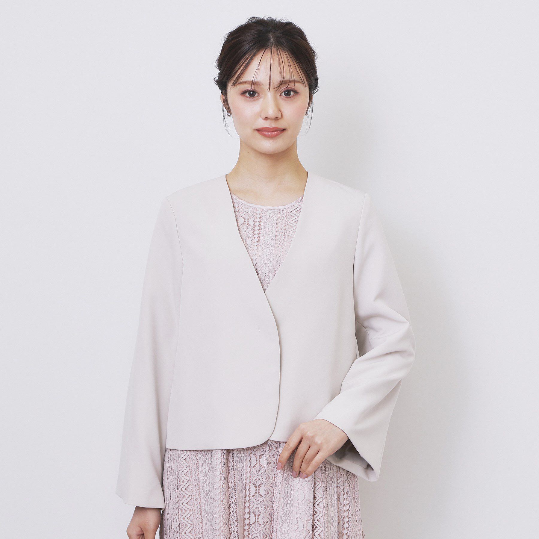 index「ノーカラージャケット【洗濯機OK】」|ノーカラージャケット|