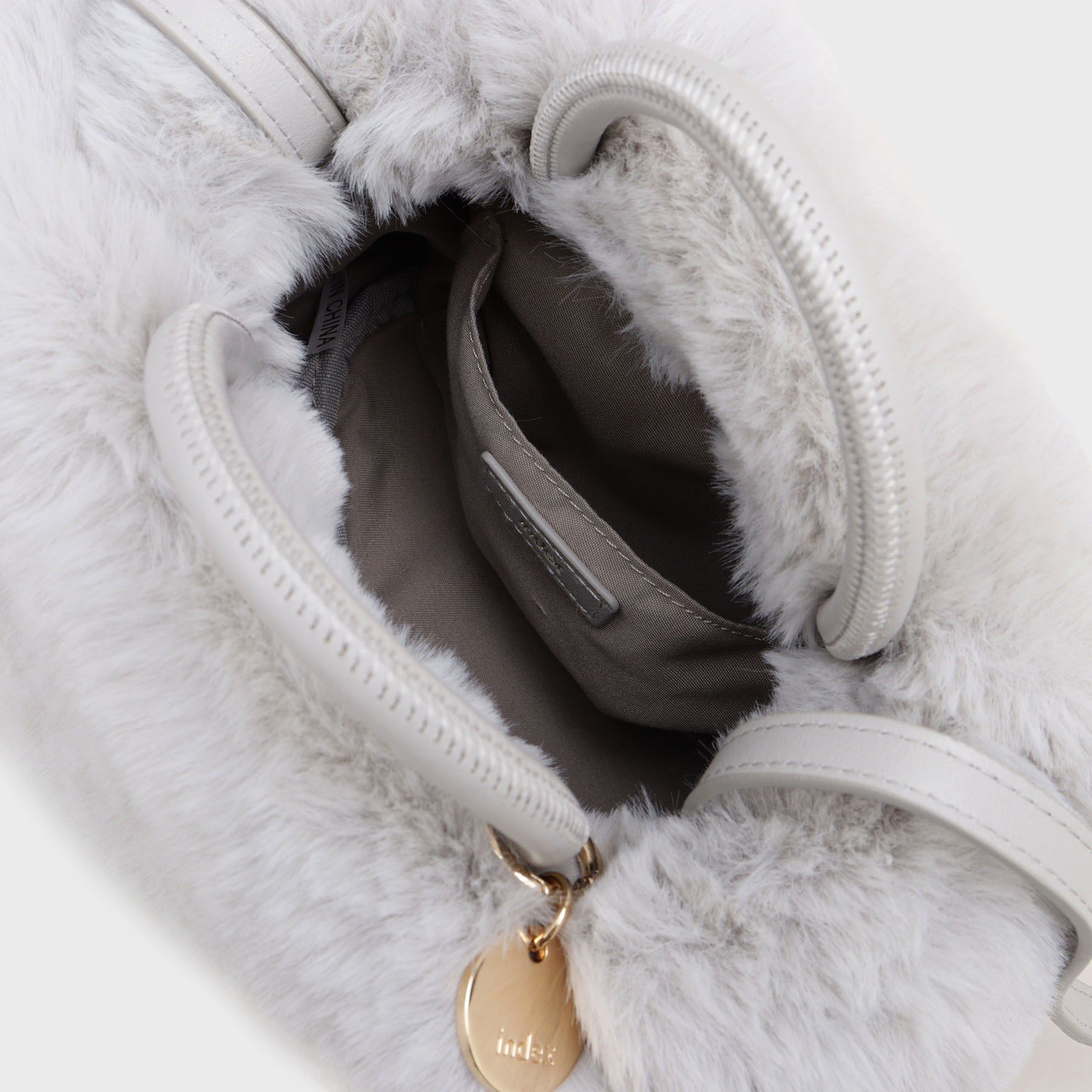 index「【2WAY】フェイクファーラウンドショルダーバッグ」|ショルダー・メッセンジャー|