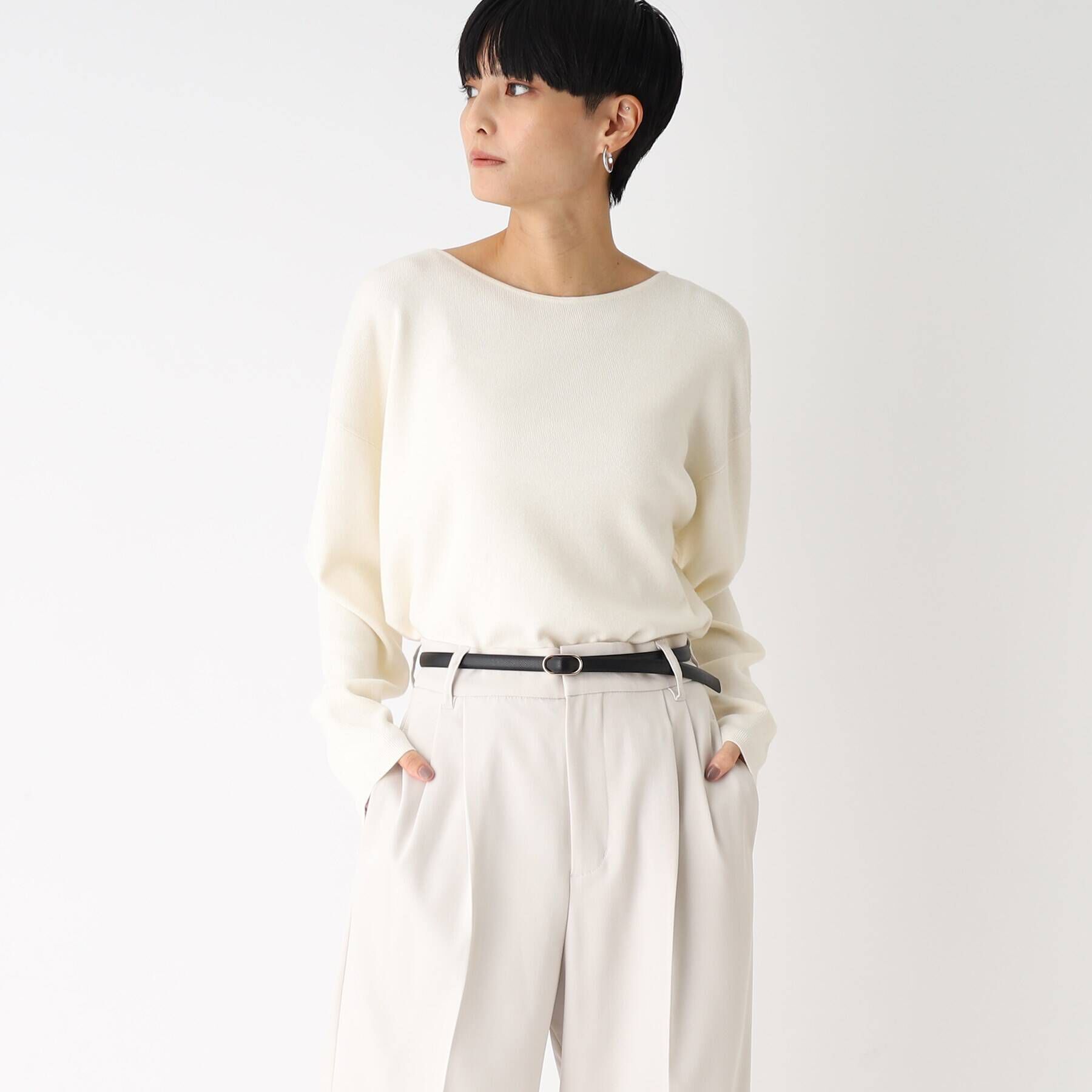 OPAQUE.CLIP「型押し細ベルト」|ベルト|