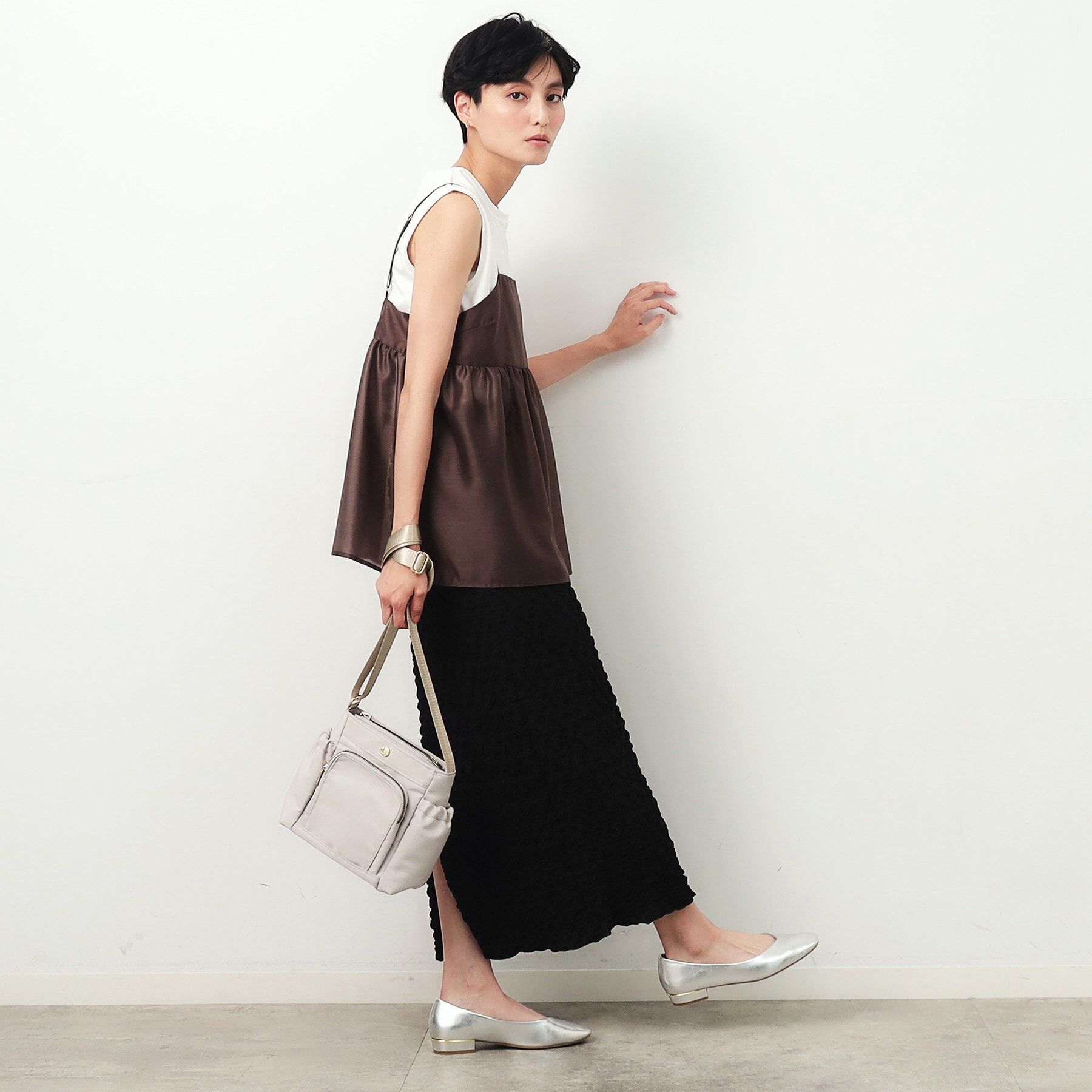 OPAQUE.CLIP「【撥水加工／マルチポケット】フロントポケットデザインミニショルダーバッグ」|ショルダー・メッセンジャー|