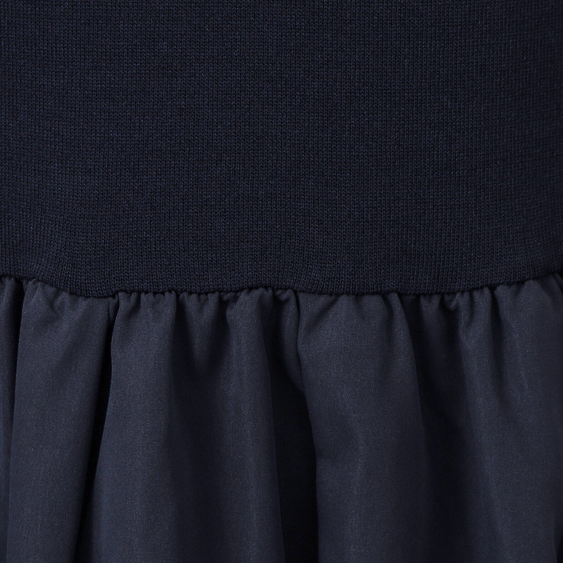 OPAQUE.CLIP「フレンチスリーブニットドッキングワンピース【洗濯機洗い可】」|ワンピース|