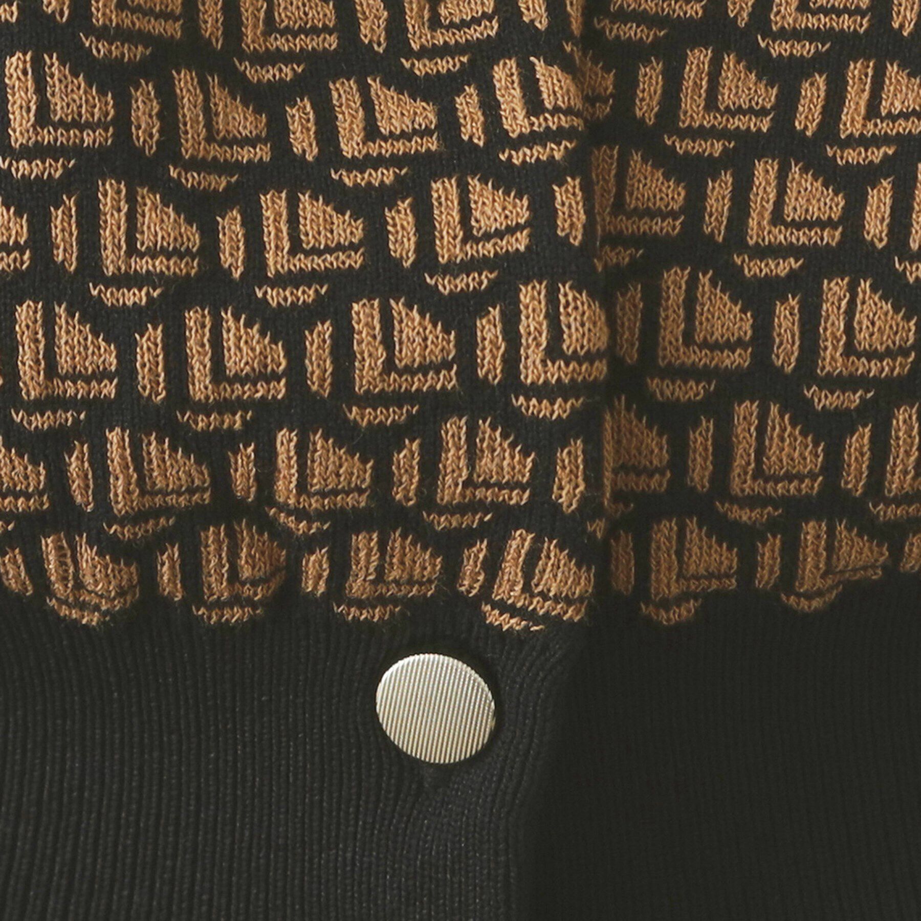 OPAQUE.CLIP「幾何学柄ジャカード ニットカーディガン【洗濯機洗い可/抗ピル】」|カーディガン|