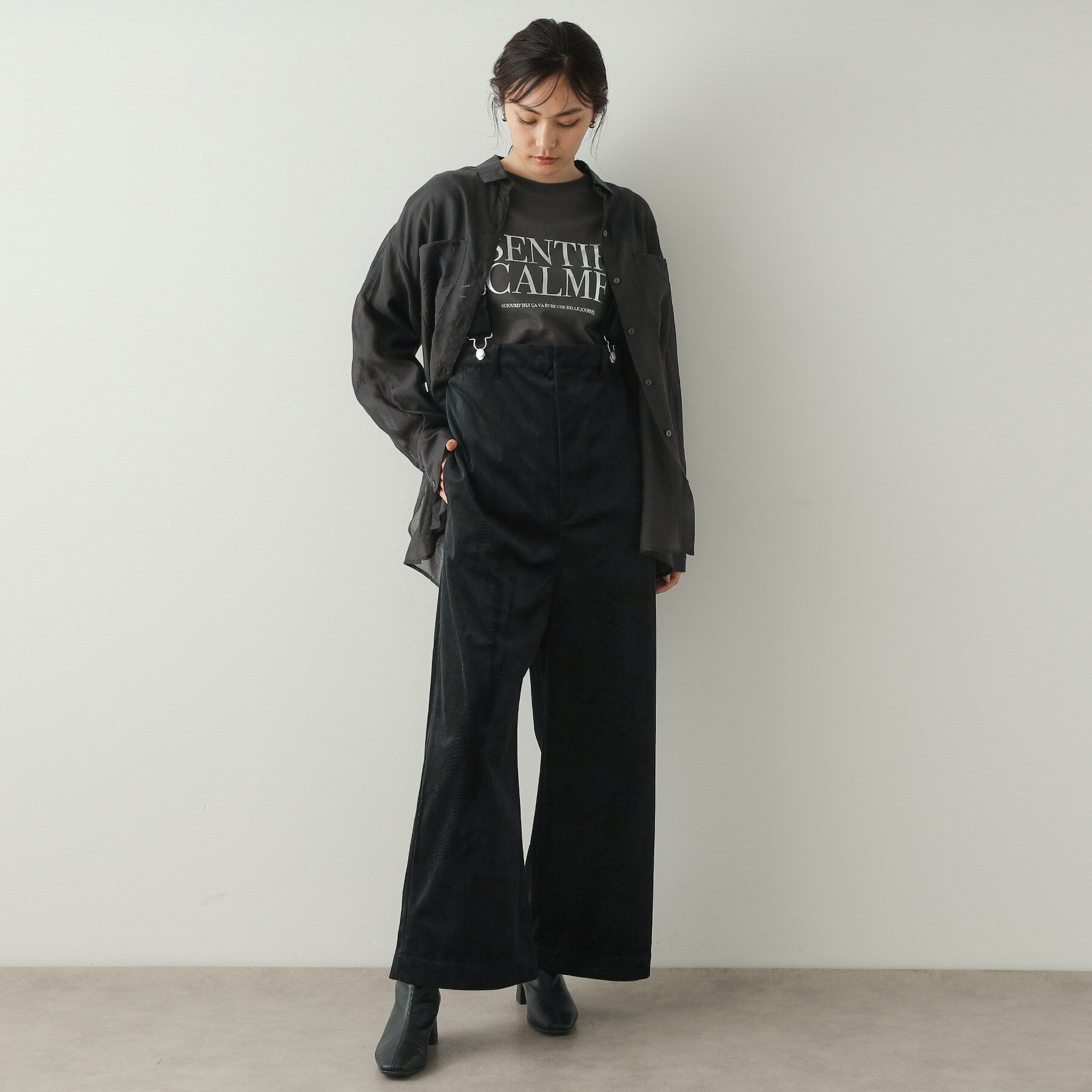 OPAQUE.CLIP「シアーダブルポケットシャツ【洗濯機洗い可】」|シャツ・ブラウス|