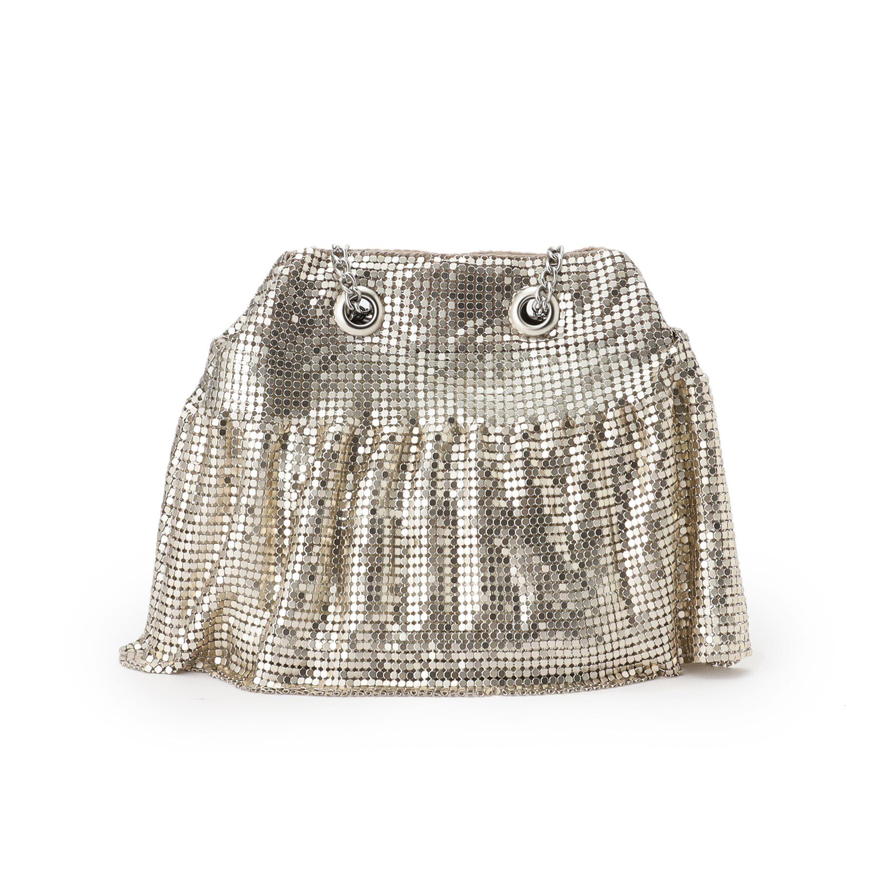 OPAQUE.CLIP「【2WAY】メタルメッシュフリルミニショルダーバッグ」|ショルダー・メッセンジャー|