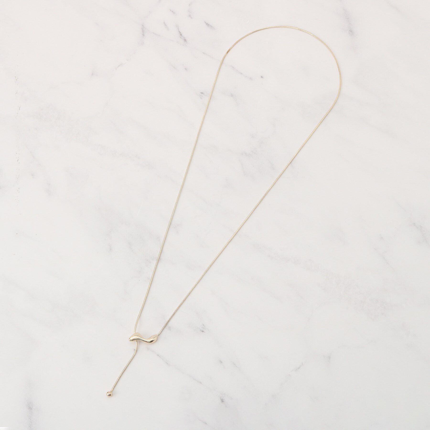 OPAQUE.CLIP「ビーンズスライドネックレス」|ネックレス|