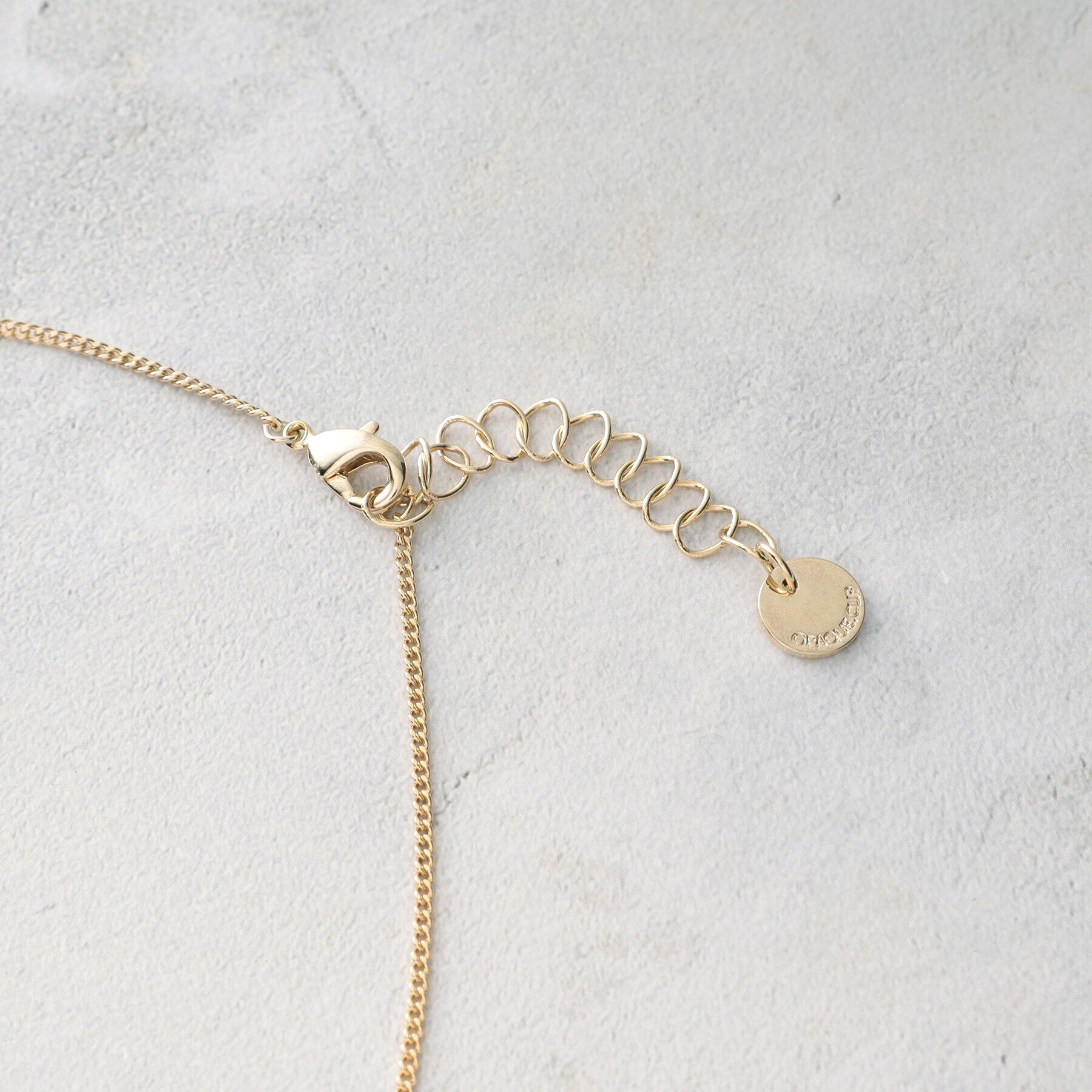 OPAQUE.CLIP「ダブルリングロングネックレス」|ネックレス|