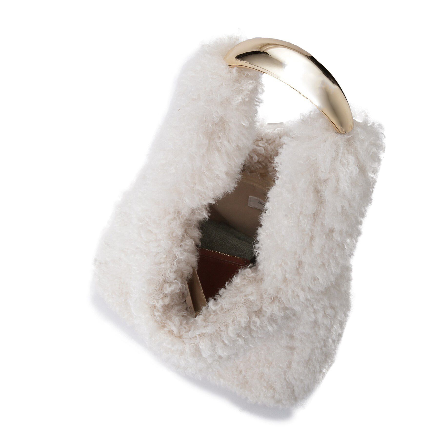 OPAQUE.CLIP「【A4サイズ対応】ラム風フェイクファーワンショルダーバッグ」|ショルダー・メッセンジャー|