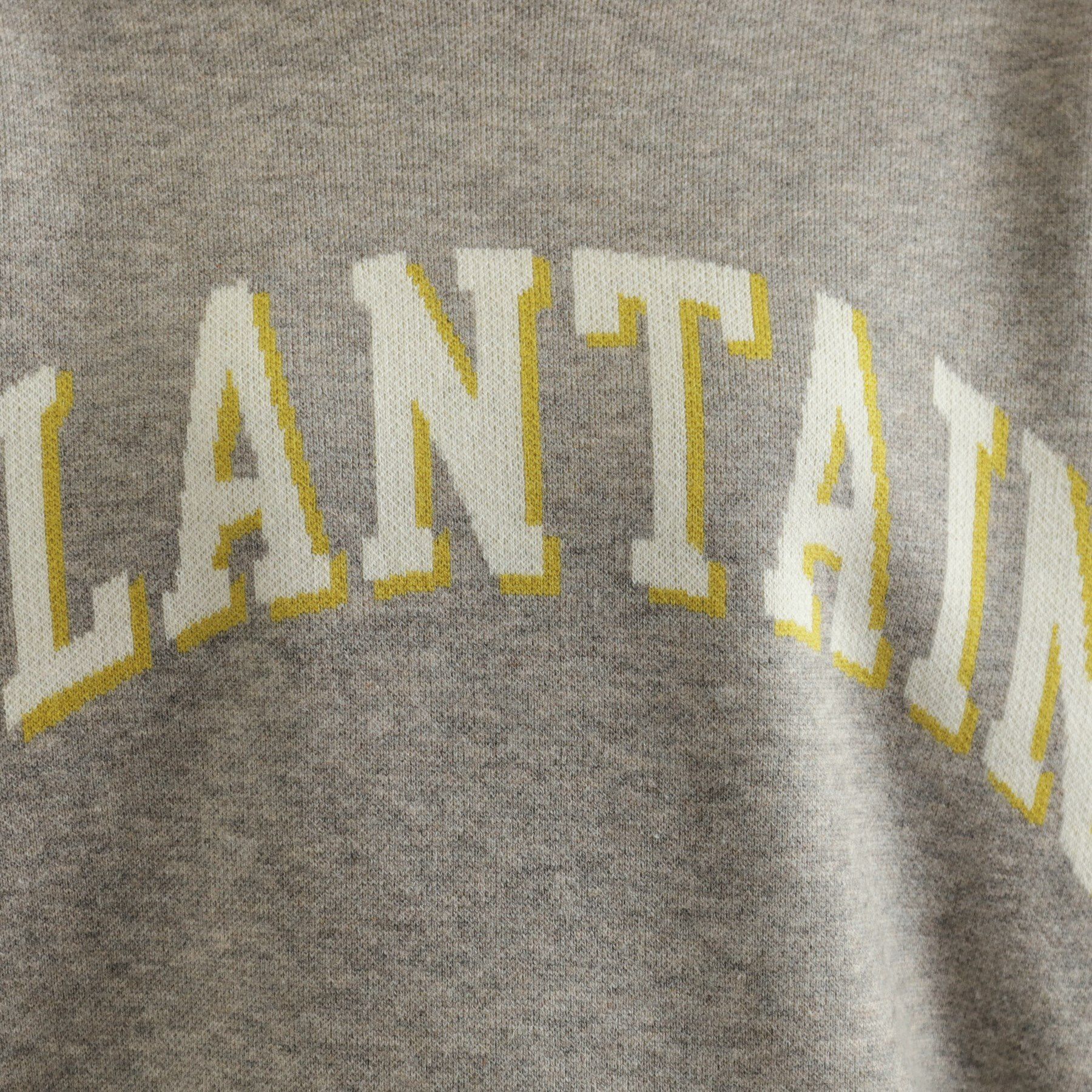 OPAQUE.CLIP「カレッジ風ロゴジャカードニット【洗濯機洗い可】」|ニット・セーター|