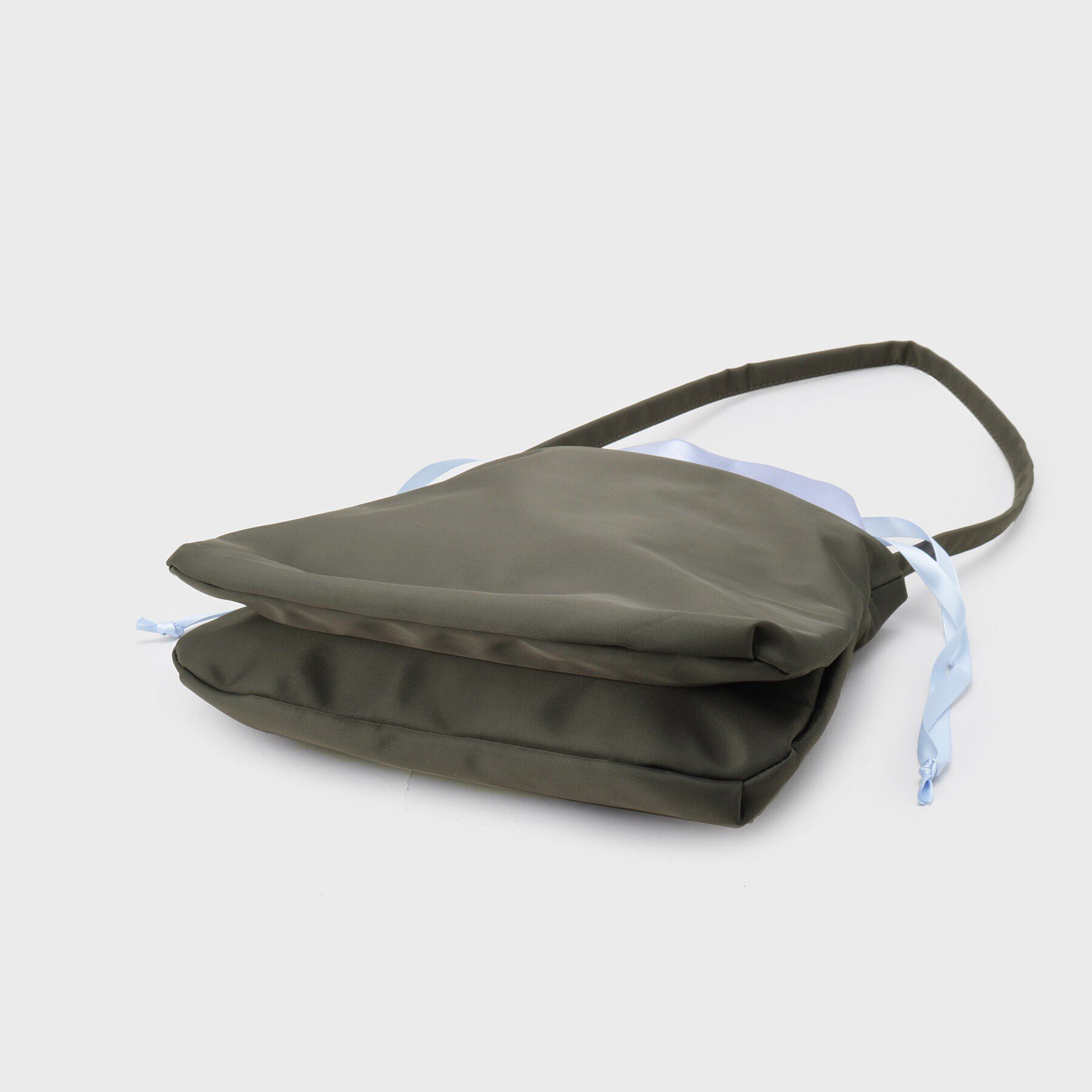 OPAQUE.CLIP「サテンコンビ巾着ワンショルダーバッグ」|ショルダー・メッセンジャー|