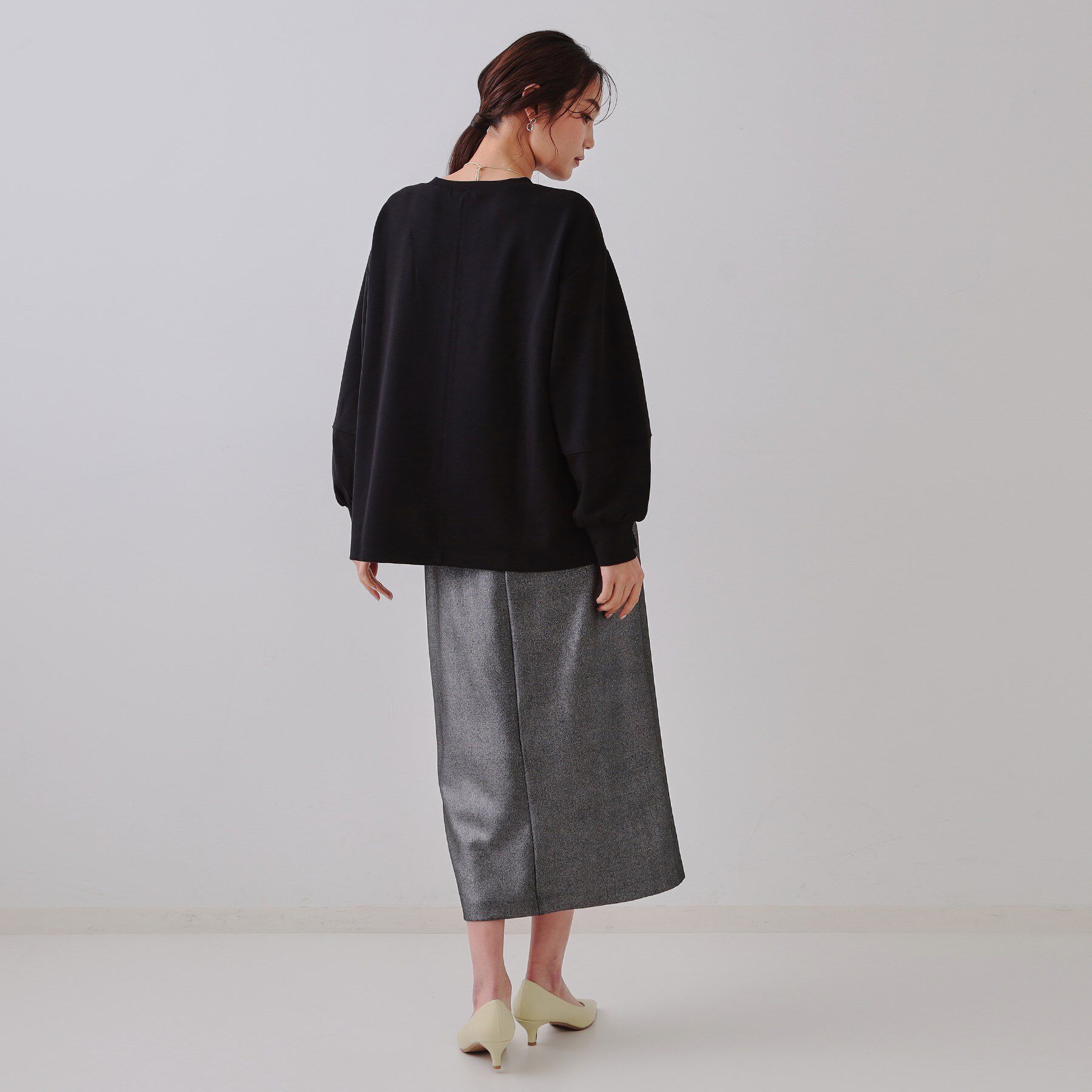 OPAQUE.CLIP「ボリュームスリーブトップス【洗濯機洗い可】」|Tシャツ・カットソー|