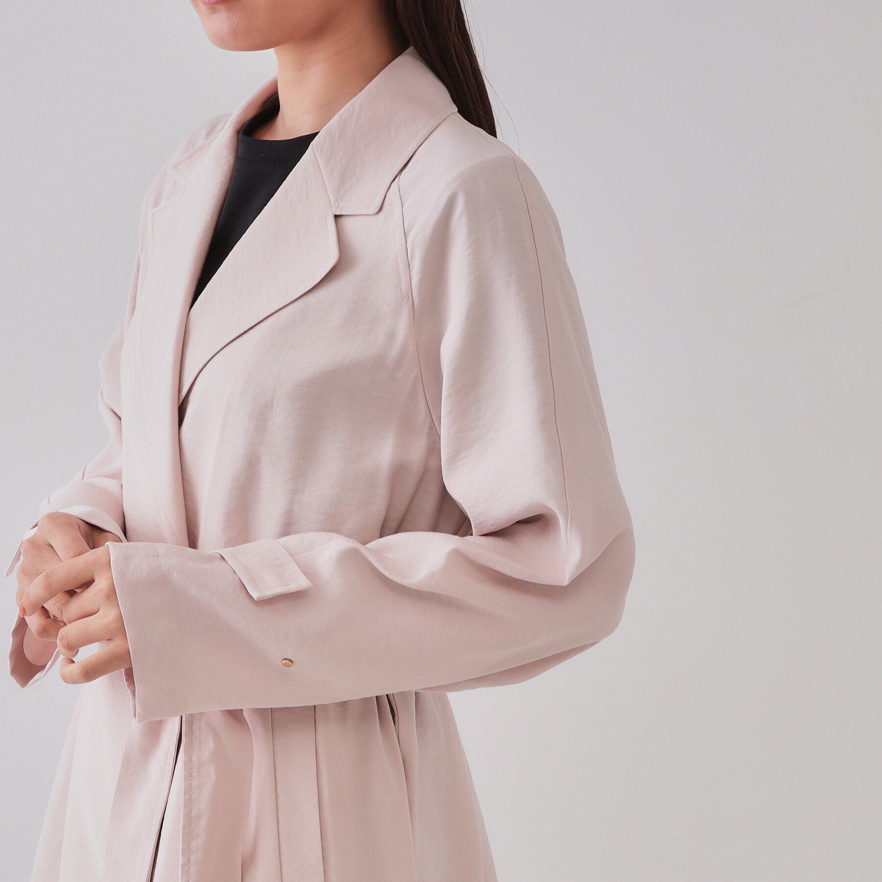 OPAQUE.CLIP「《大人百花掲載》リラクシートレンチコート【洗える】」|トレンチコート|