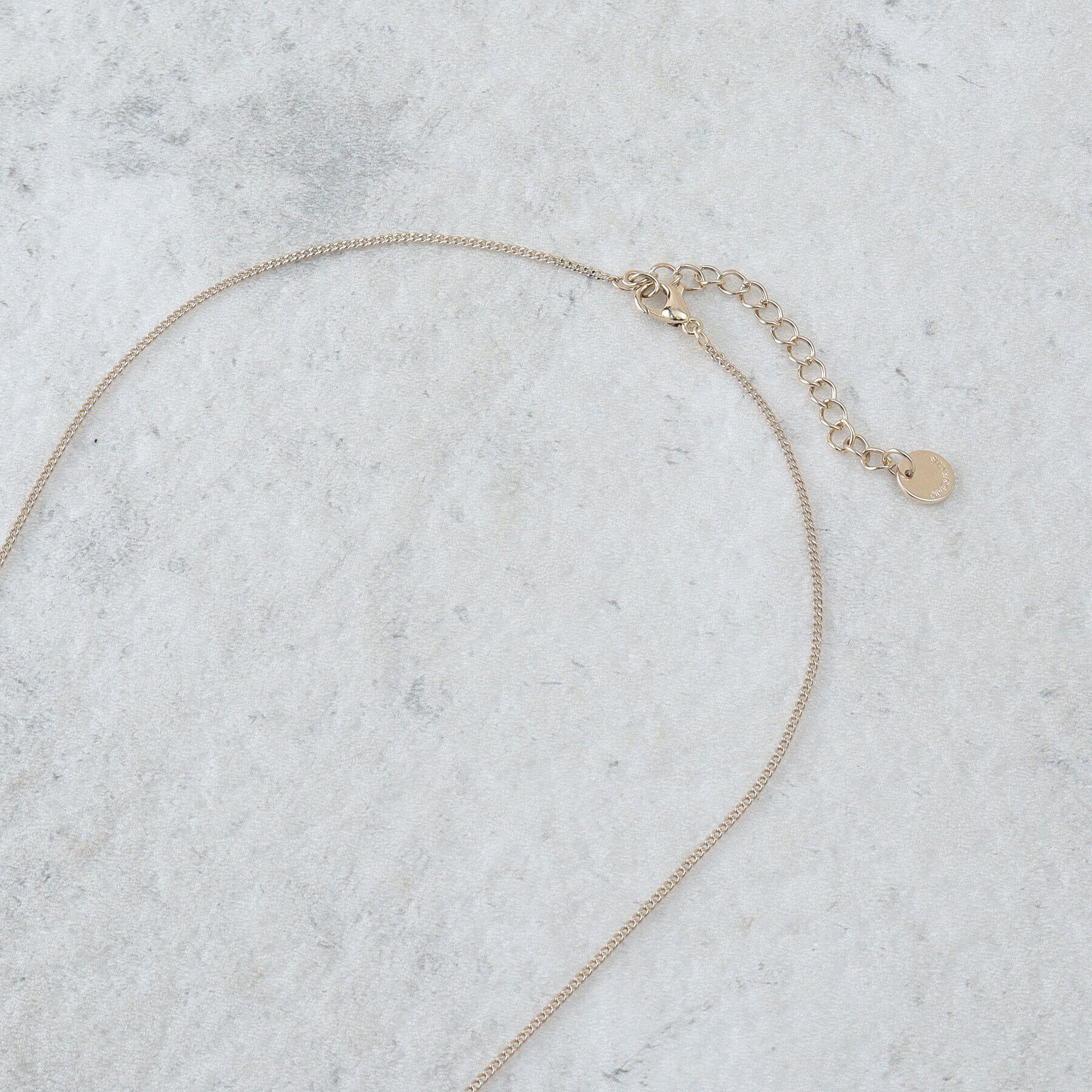 OPAQUE.CLIP「2連リングロングネックレス」|ネックレス|