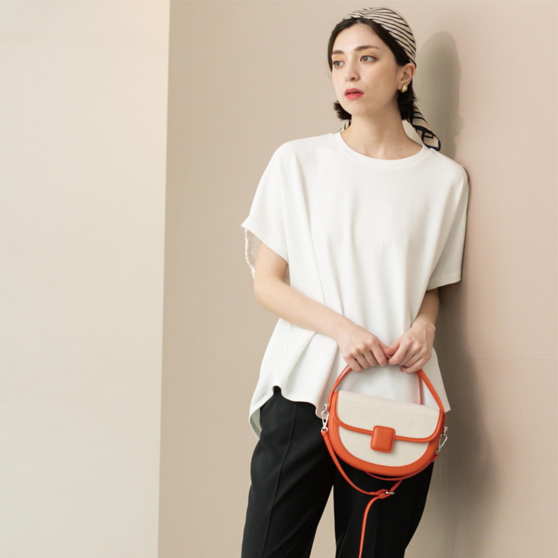 OPAQUE.CLIP「リラクシードルマンスリーブトップス【UV/吸水速乾/洗濯機洗い可】」|Tシャツ・カットソー|