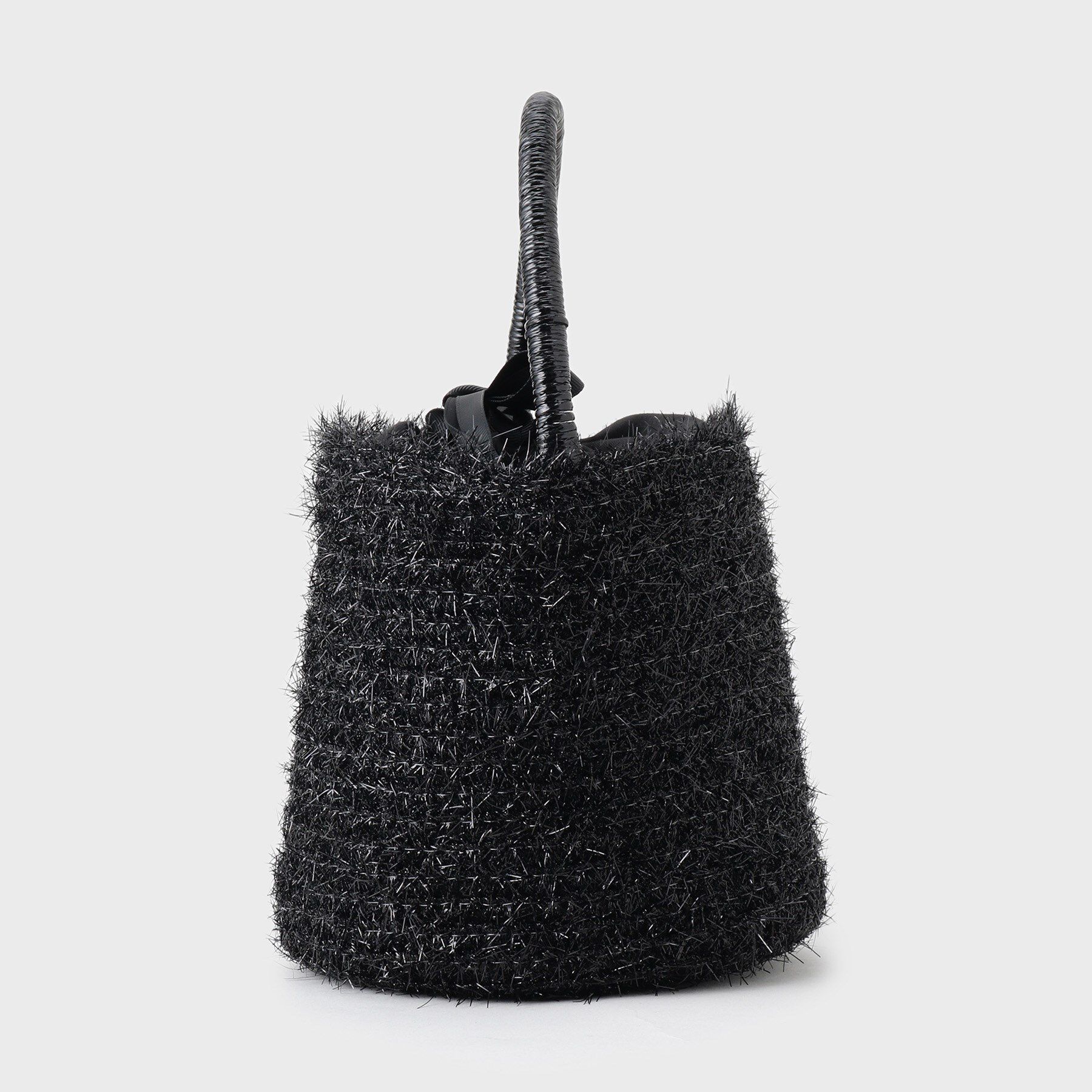 OPAQUE.CLIP「ラメバスケット調バケットバッグ」|ハンドバッグ|