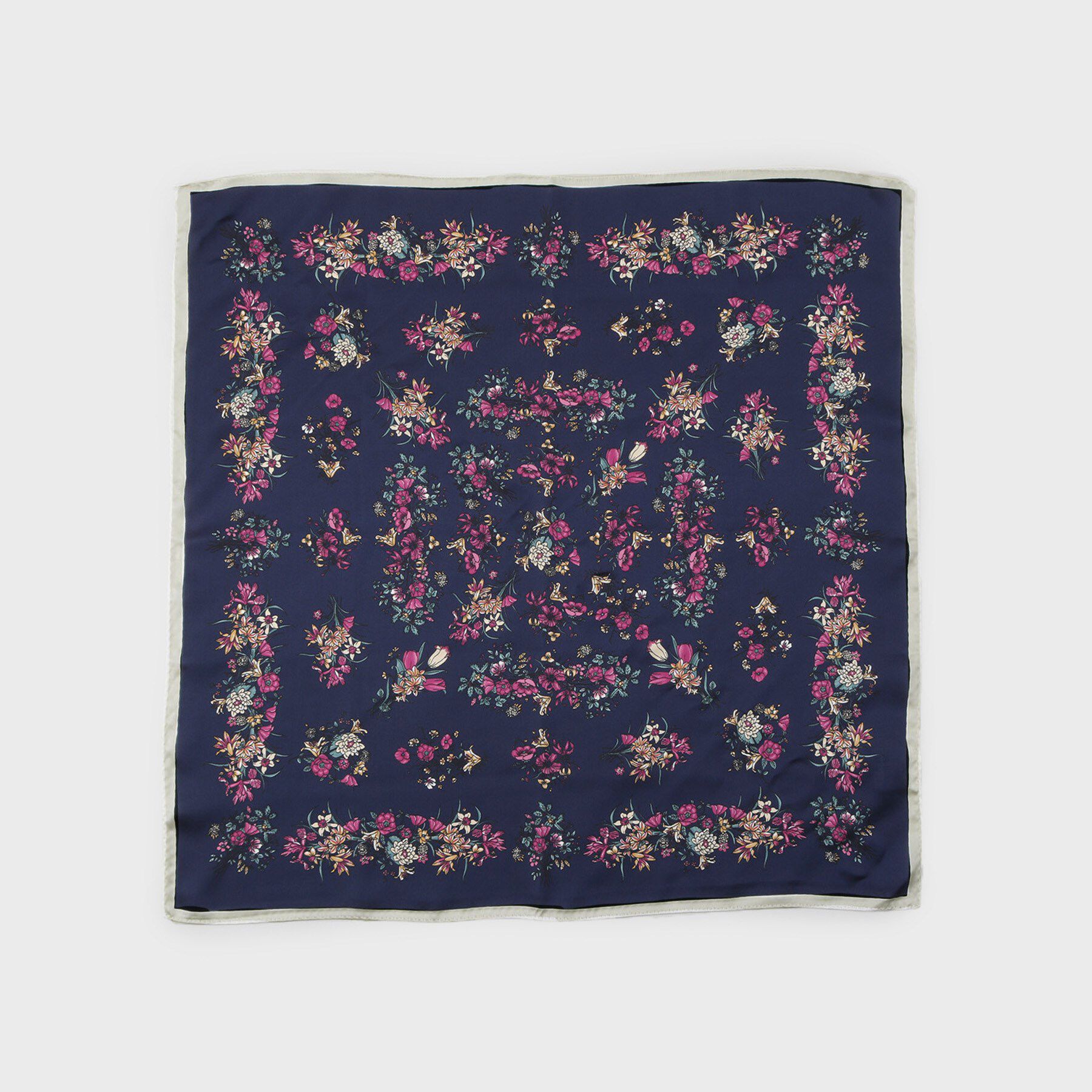 OPAQUE.CLIP「柄アソートスクエアスカーフ」|バンダナ・スカーフ|ネイビー(094)