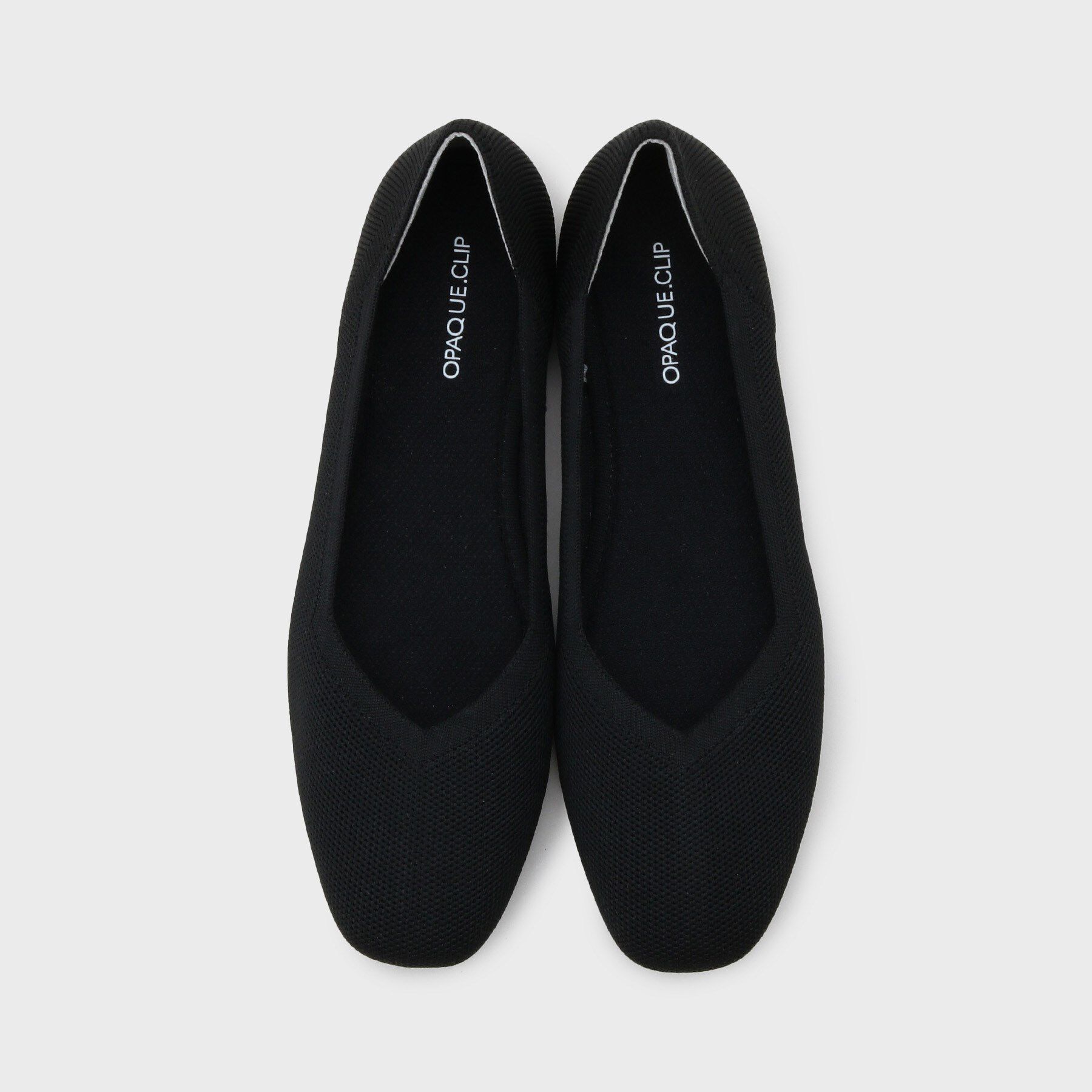 OPAQUE.CLIP「【抗菌防臭／軽量／洗濯機OK】スクエアトゥニットパンプス」|その他|