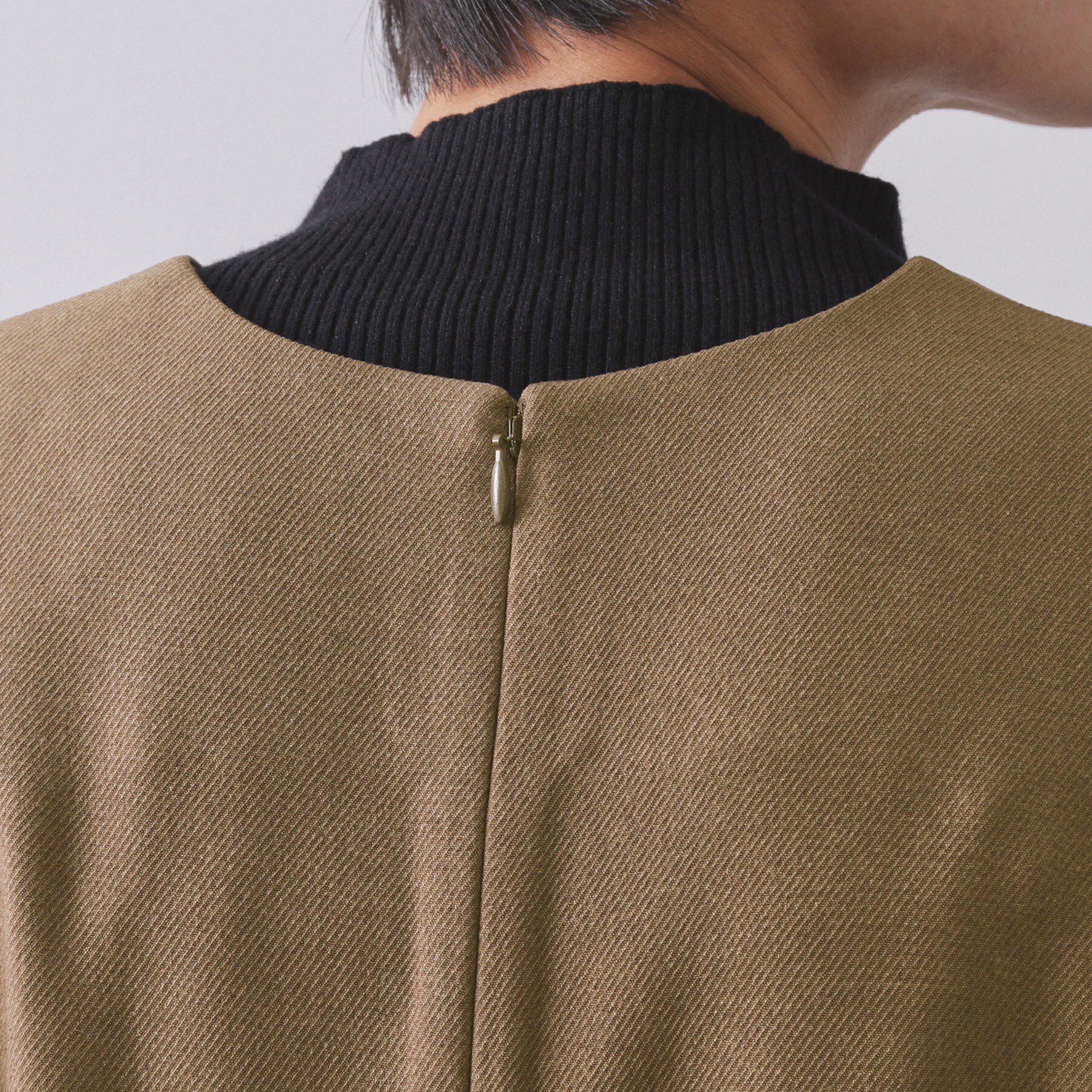 OPAQUE.CLIP「ペプラムデザインジャンパースカート【洗濯機OK】」|ワンピース|